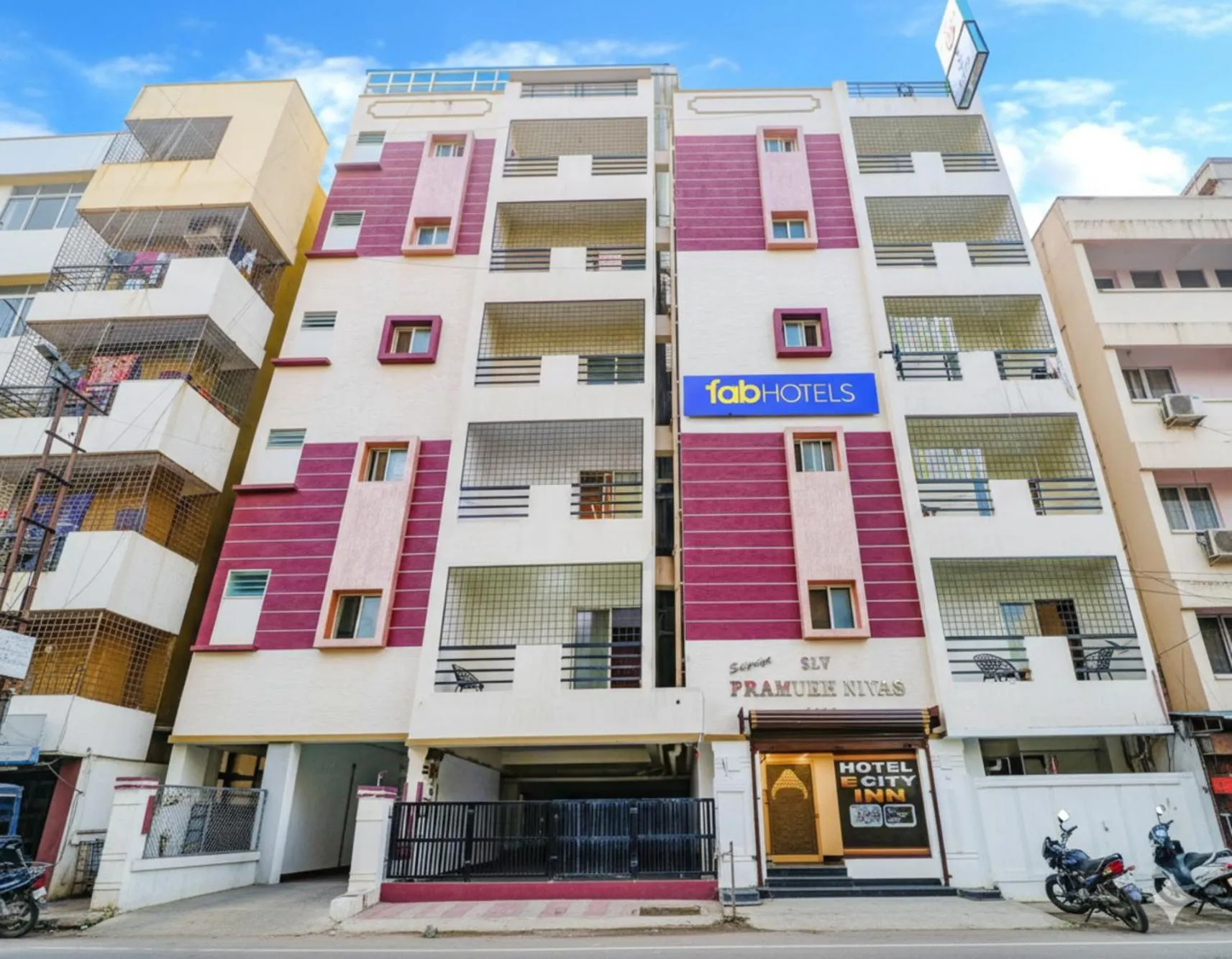 Property building in FabHotel E City Inn - 3km from Infosys Campus
