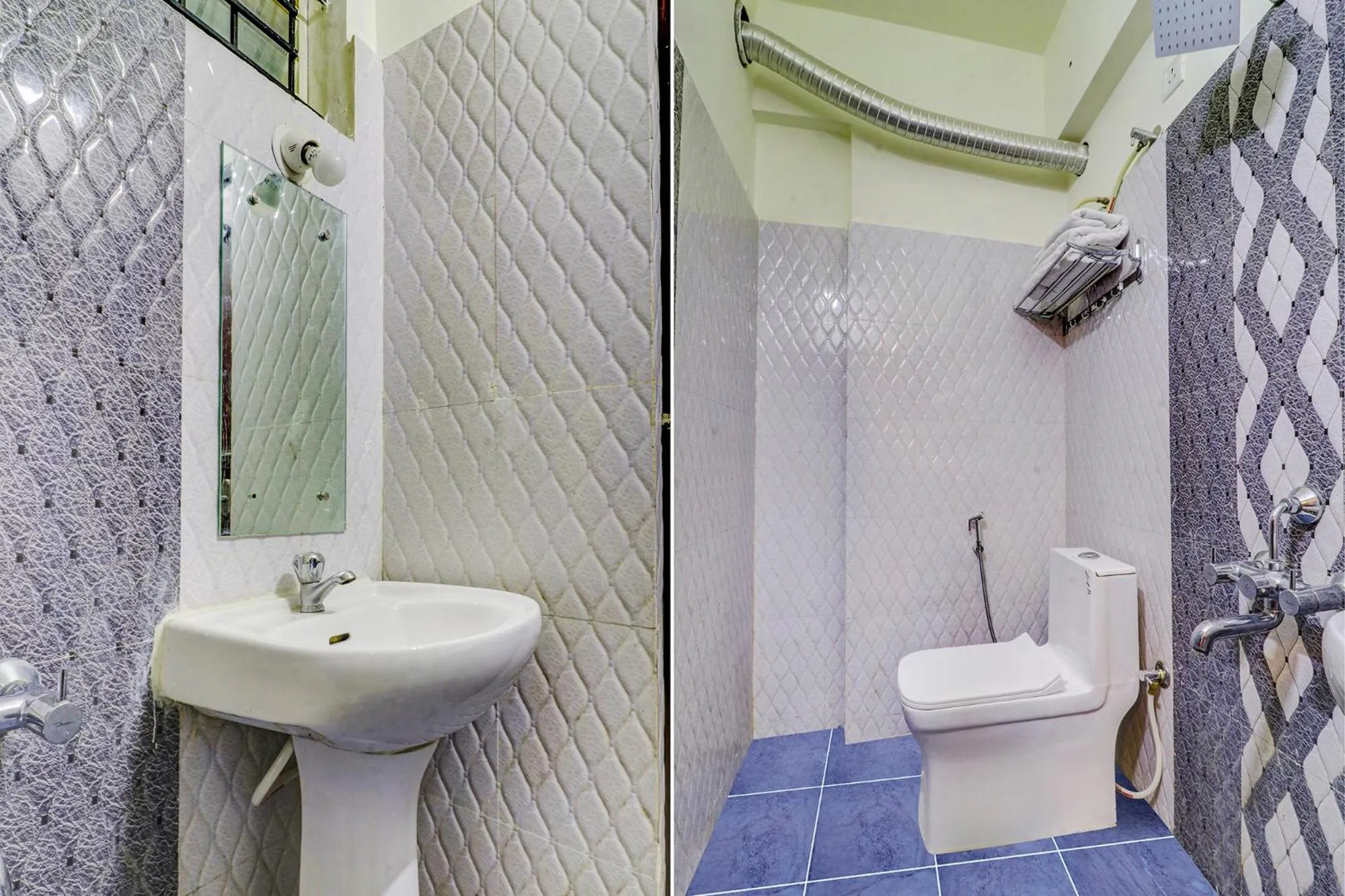 Bathroom in FabHotel E City Inn - 3km from Infosys Campus