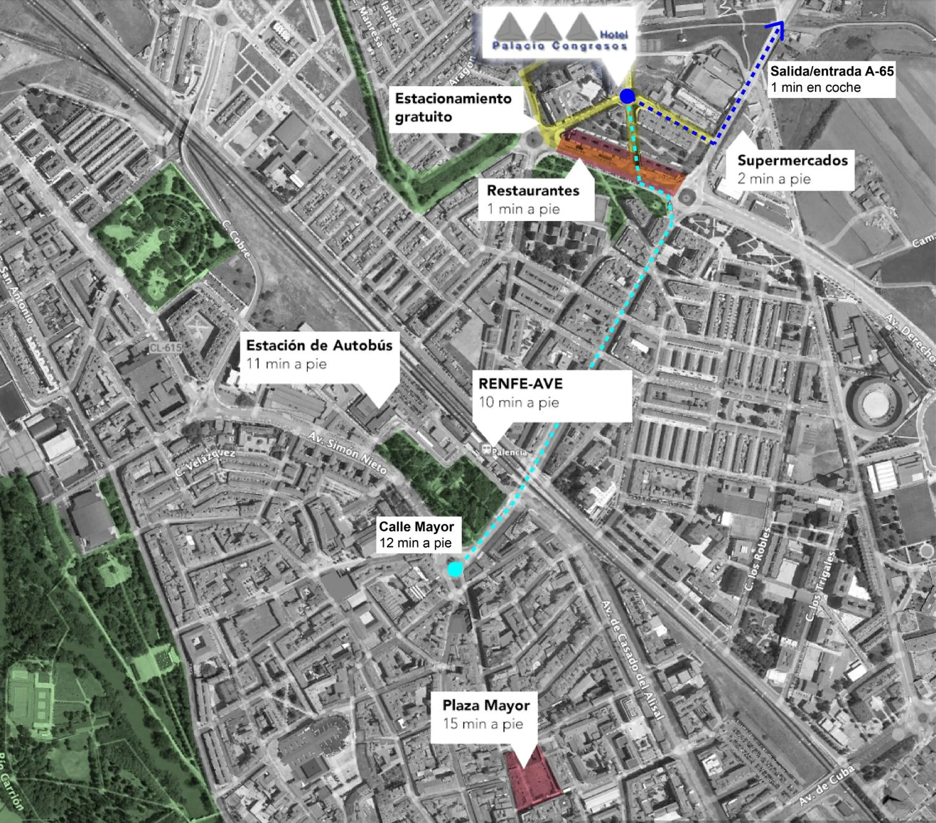 Location in Hotel Palacio Congresos