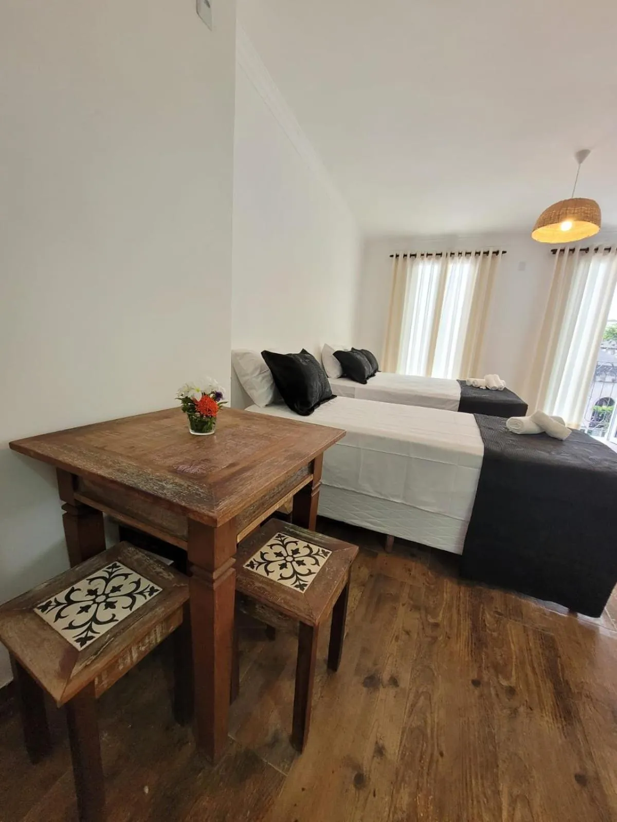 Dining area, Bed in Pelourinho Boutique Hotel - OH HOTÉIS