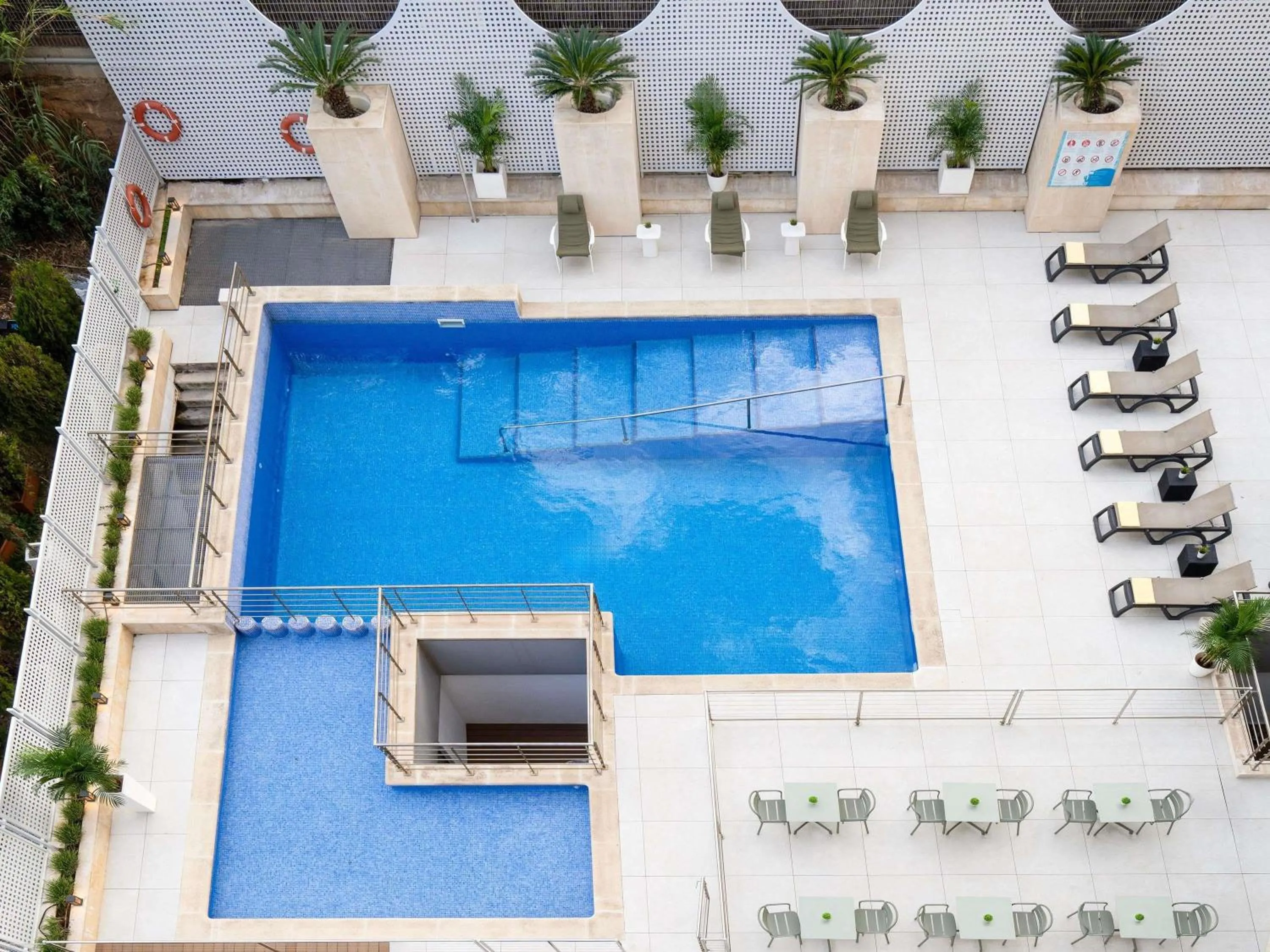 Pool view in ibis Styles Barcelona Sant Joan Despi