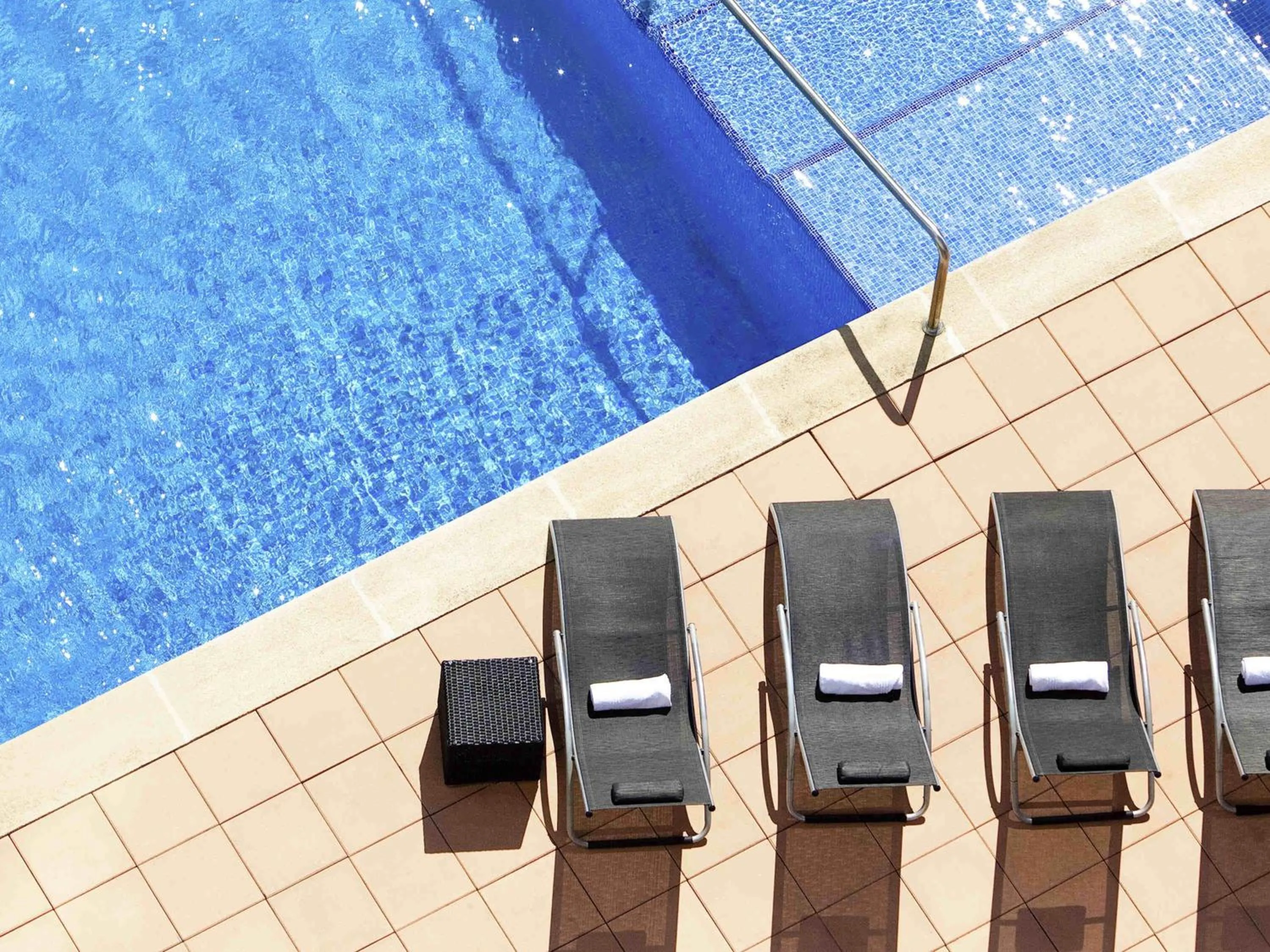 Pool view in ibis Styles Barcelona Sant Joan Despi