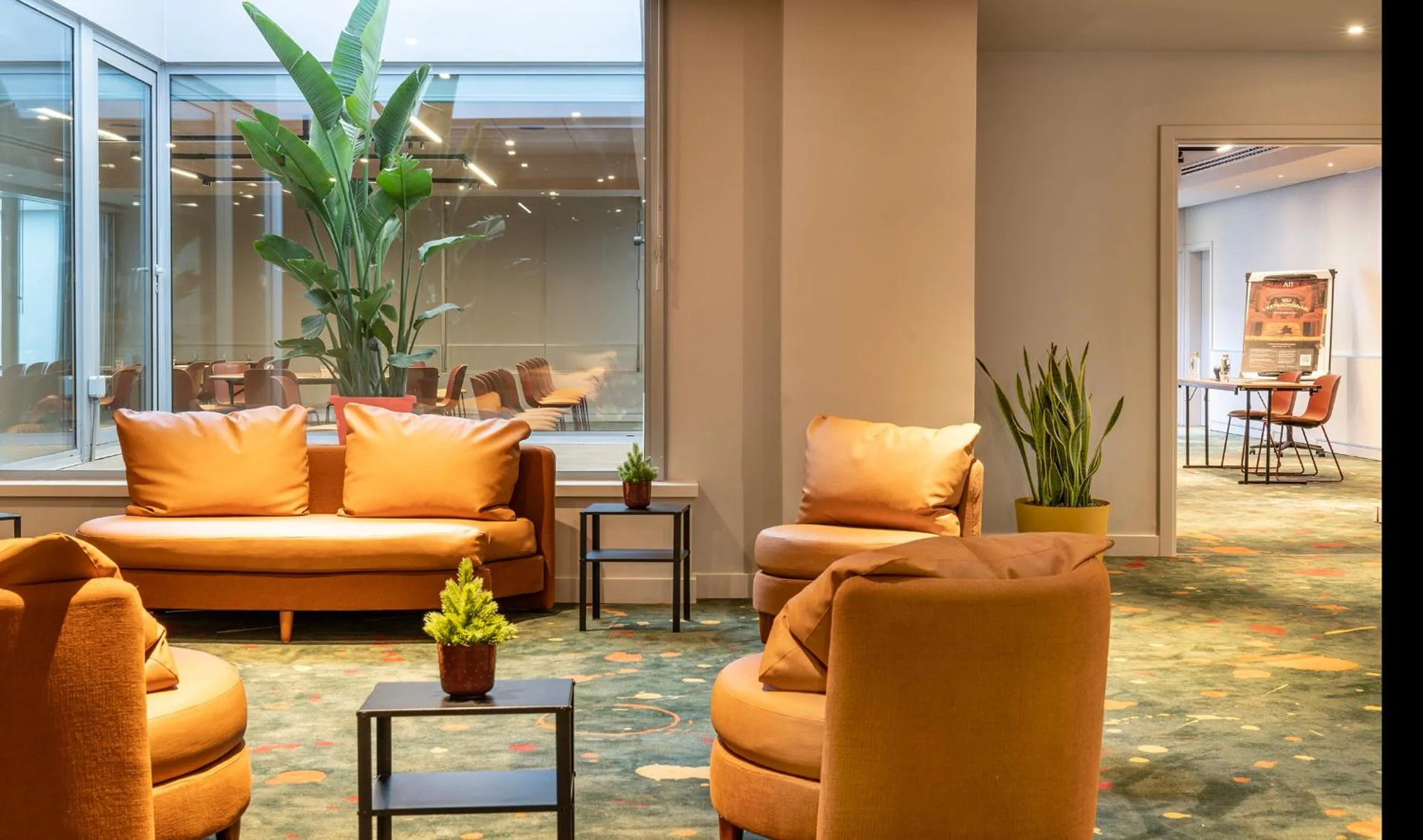 Seating area in ibis Styles Barcelona Sant Joan Despi