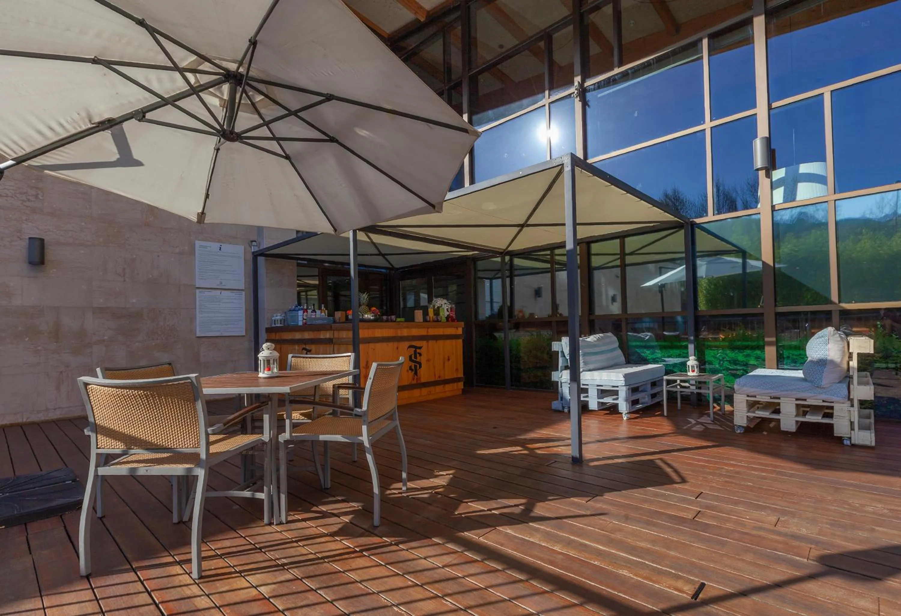 Balcony/Terrace in Hotel Puerta de Bilbao
