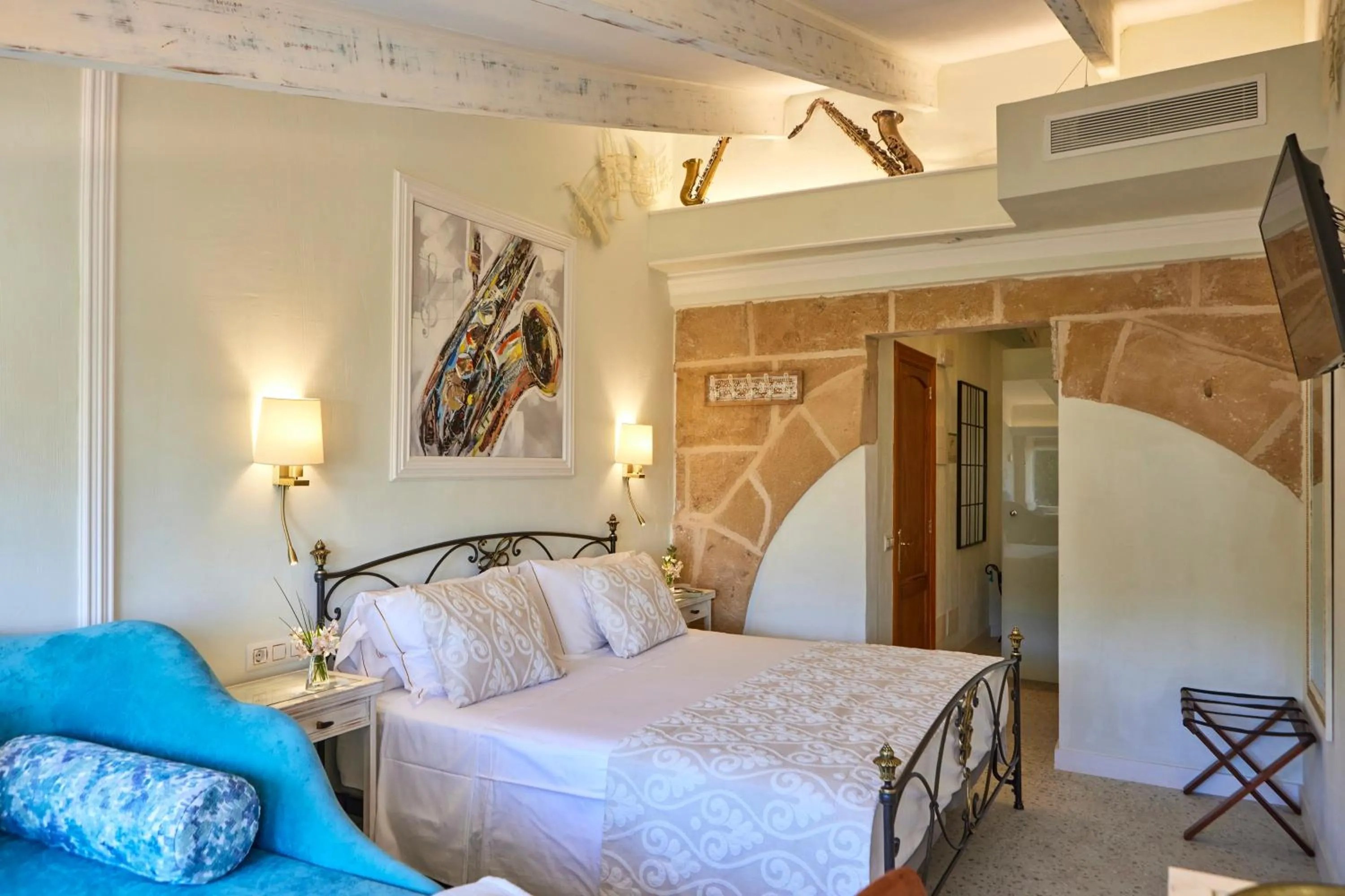 Bed in Casa Son Sant Jordi