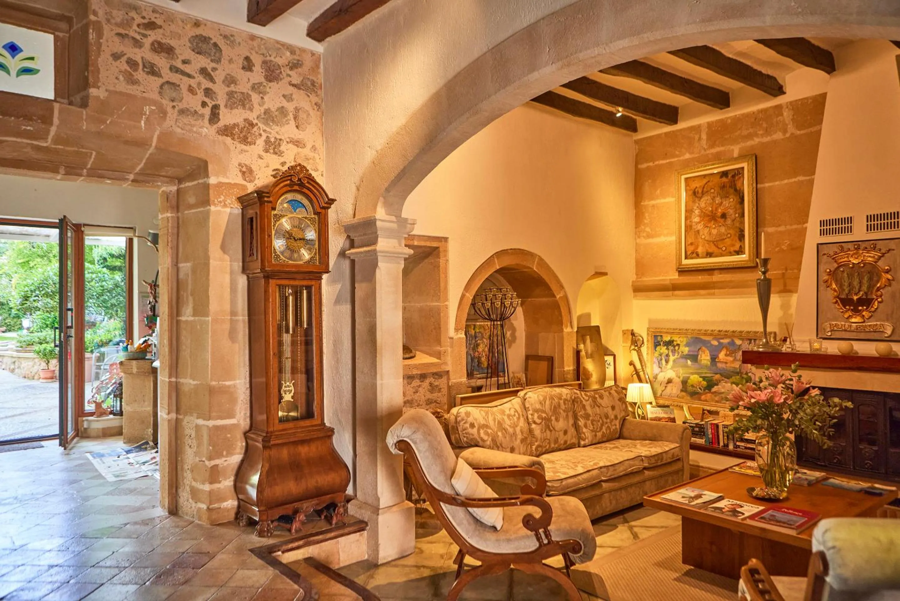 Lobby or reception in Casa Son Sant Jordi