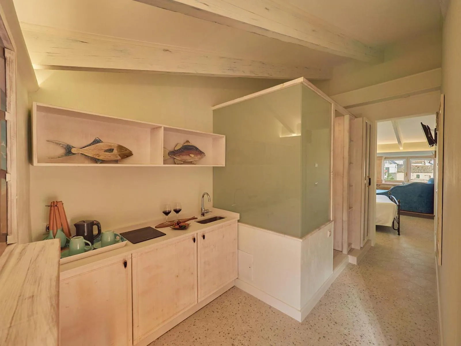 Kitchen or kitchenette in Casa Son Sant Jordi