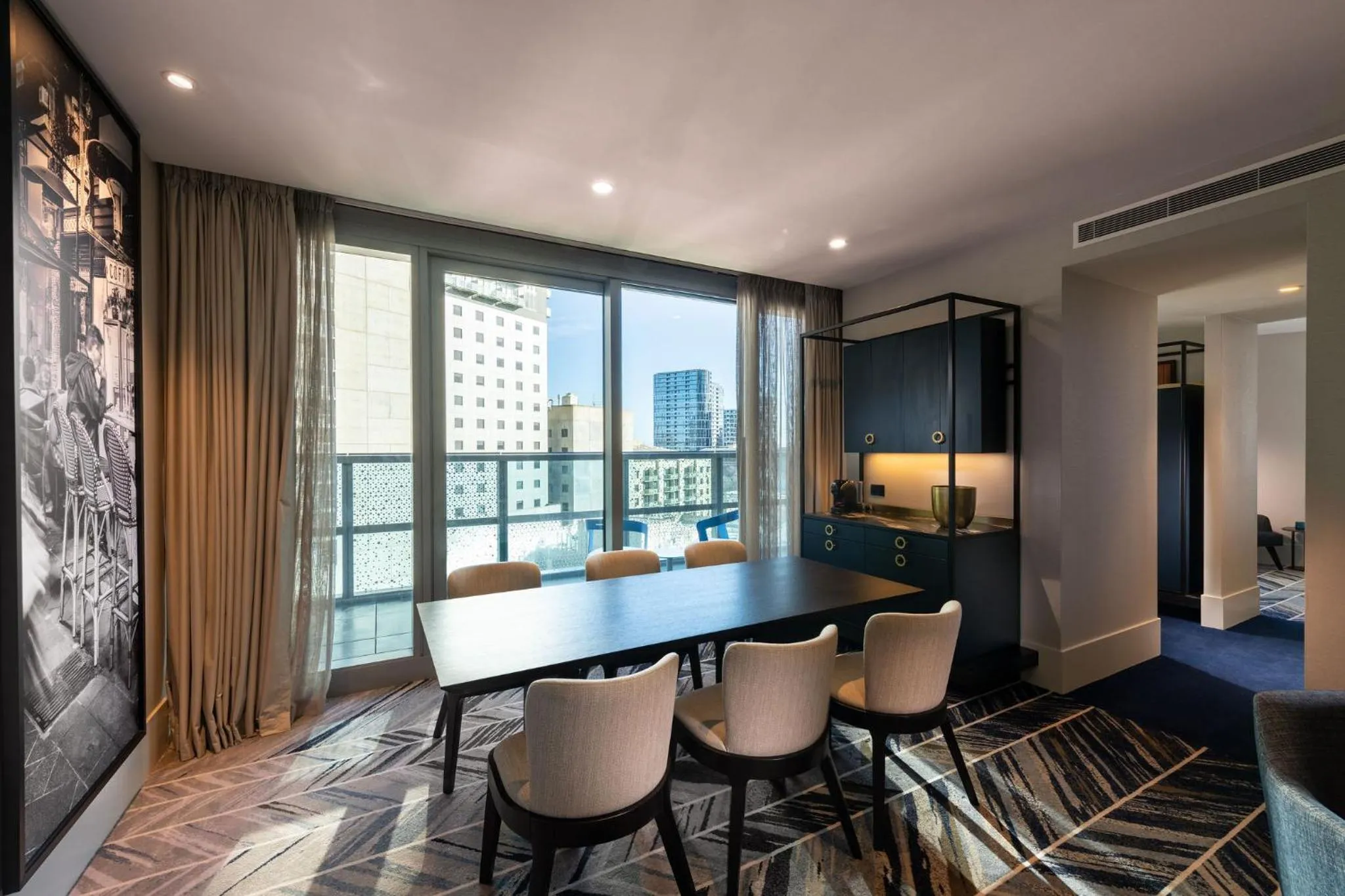 Dining area in Dorsett Melbourne