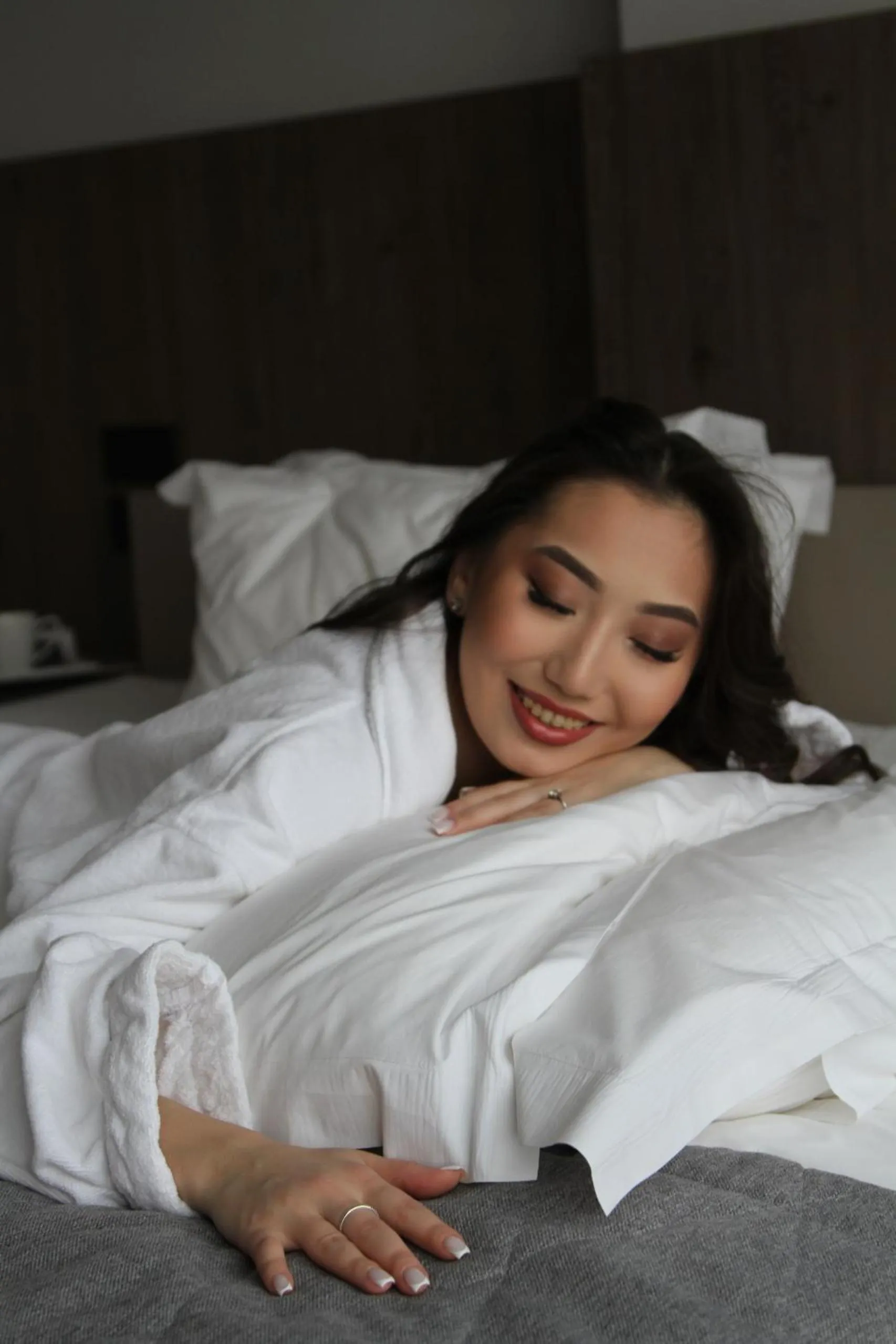 Bed in Raavah Aparthotel