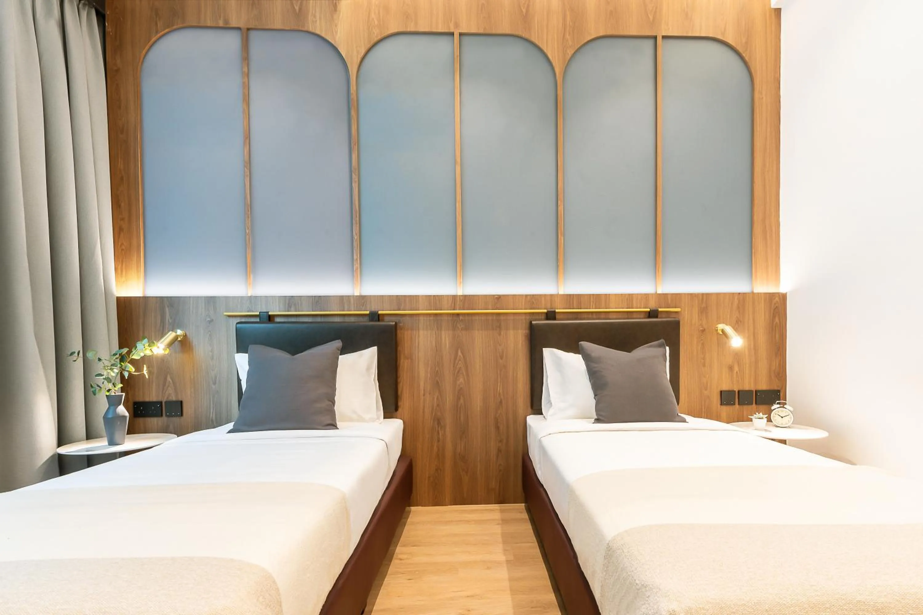 Bedroom, Bed in Owen House by Habyt