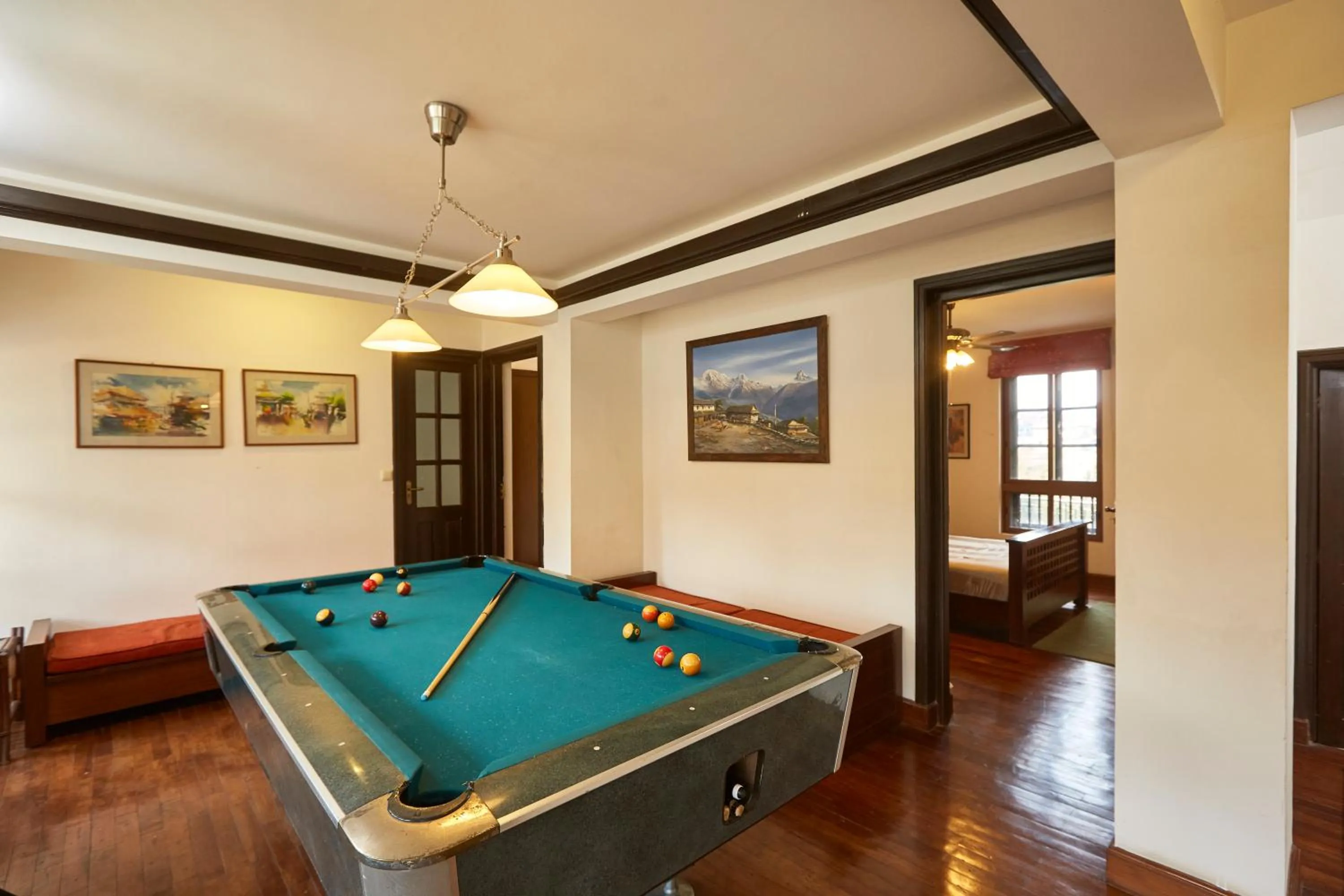 Pool view in Himalayan Hideaway