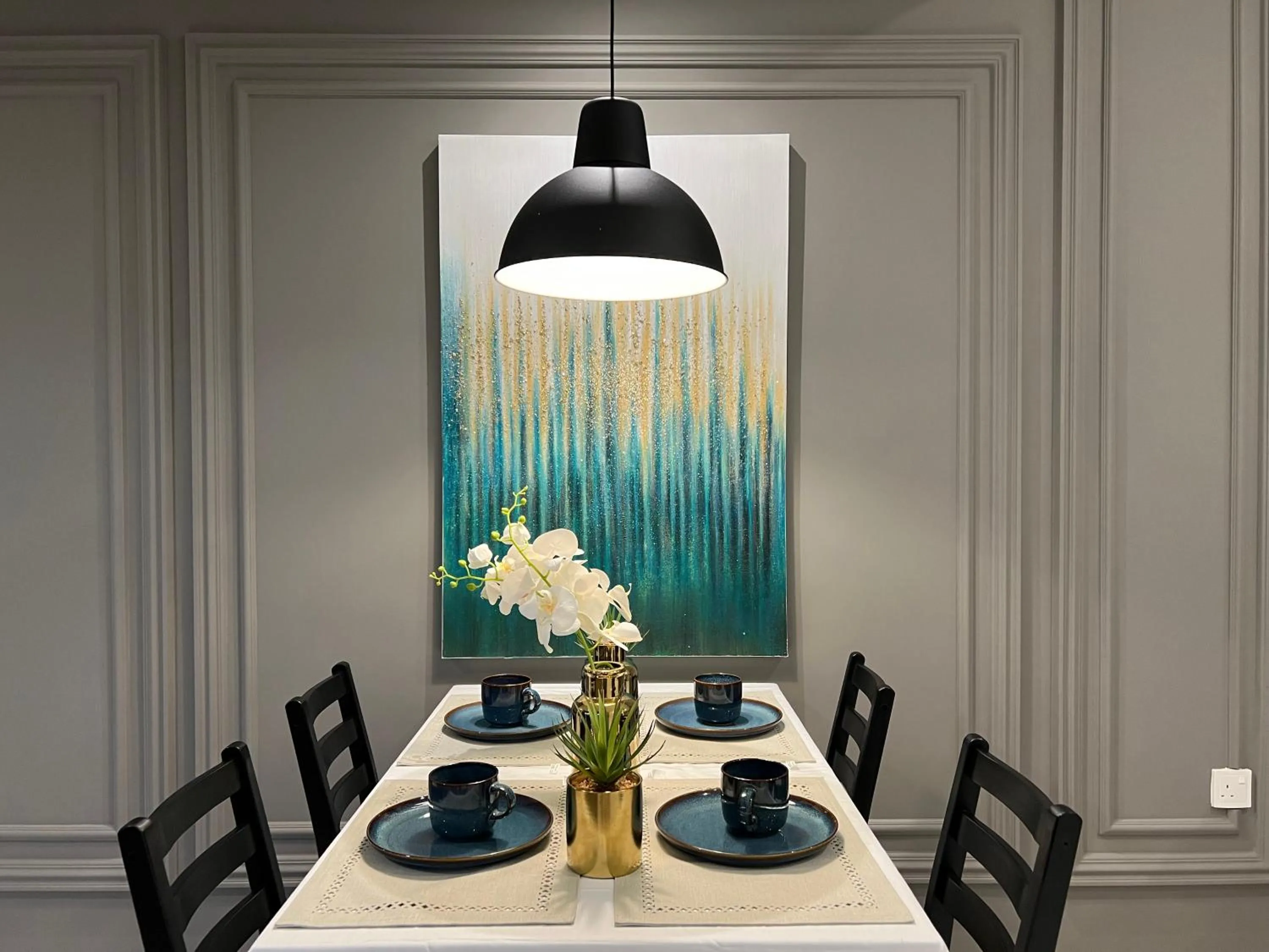 Dining area in Eaton Residences KLCC by WSD