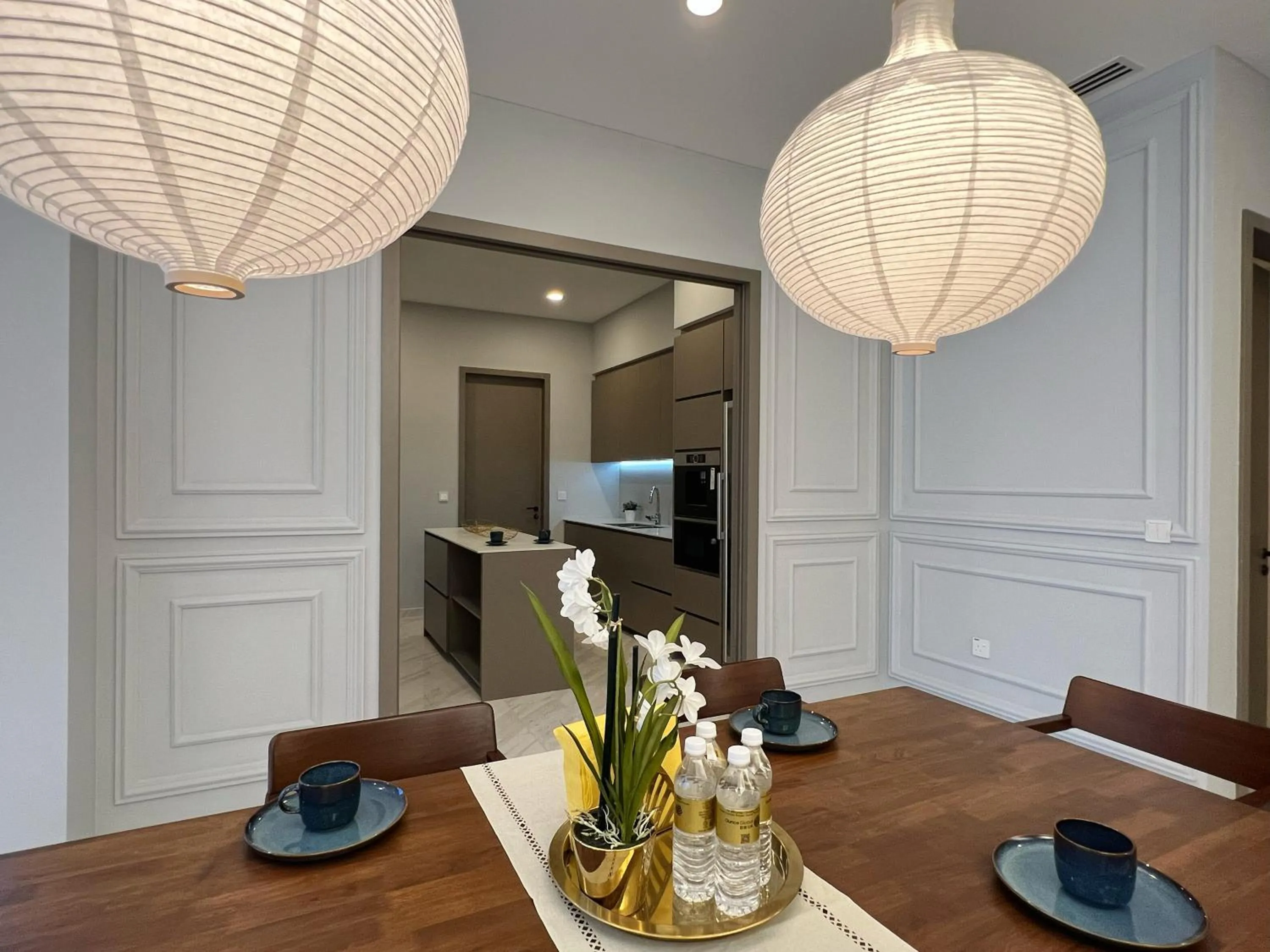 Dining area in Eaton Residences KLCC by WSD