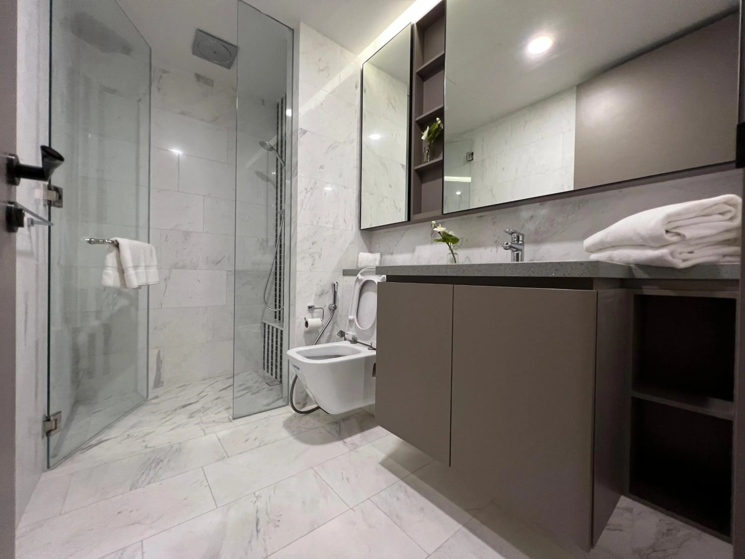 Shower in Eaton Residences KLCC by WSD