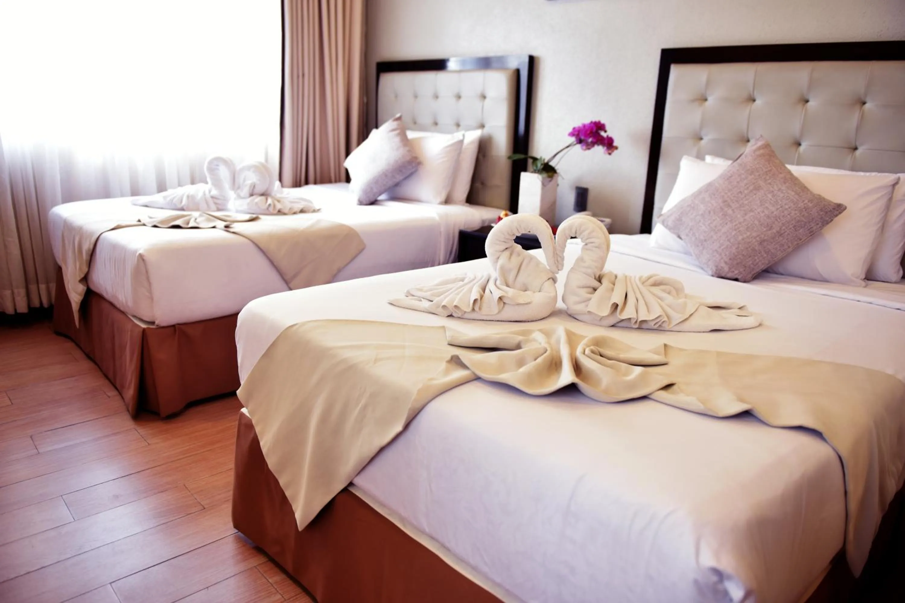 Bedroom in Aura One Hotel