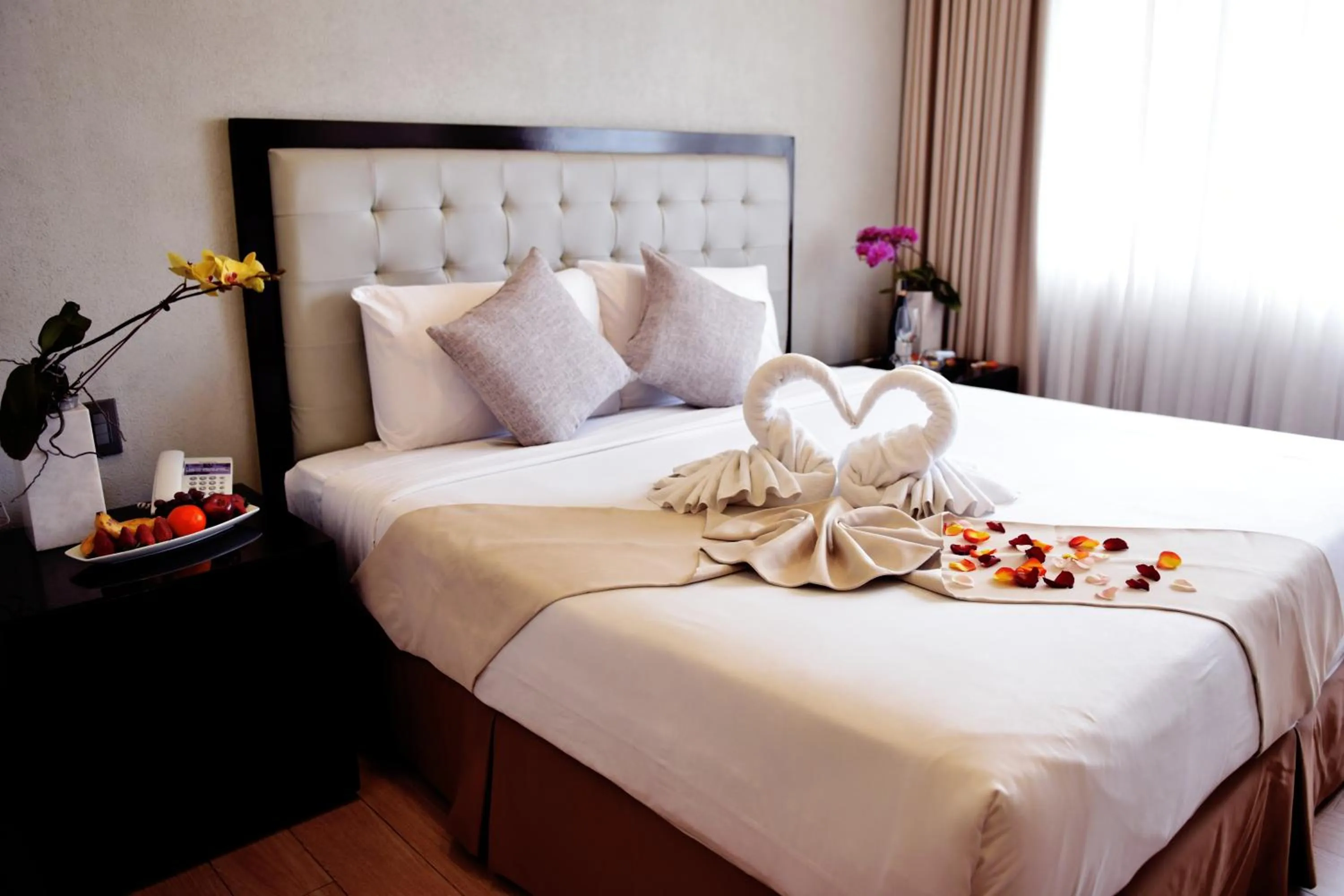 Bedroom in Aura One Hotel