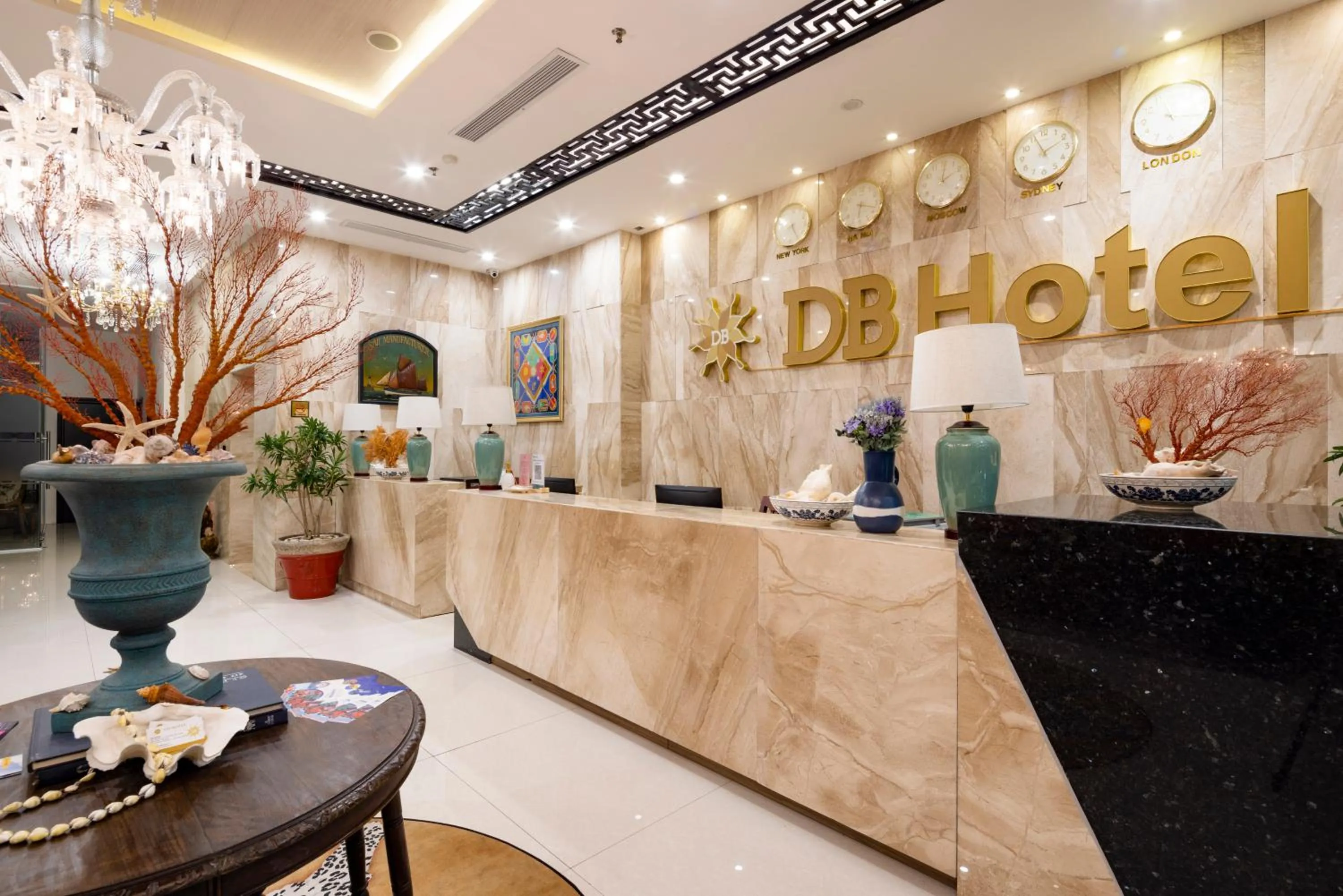 Lobby or reception in DB Hotel Nha Trang
