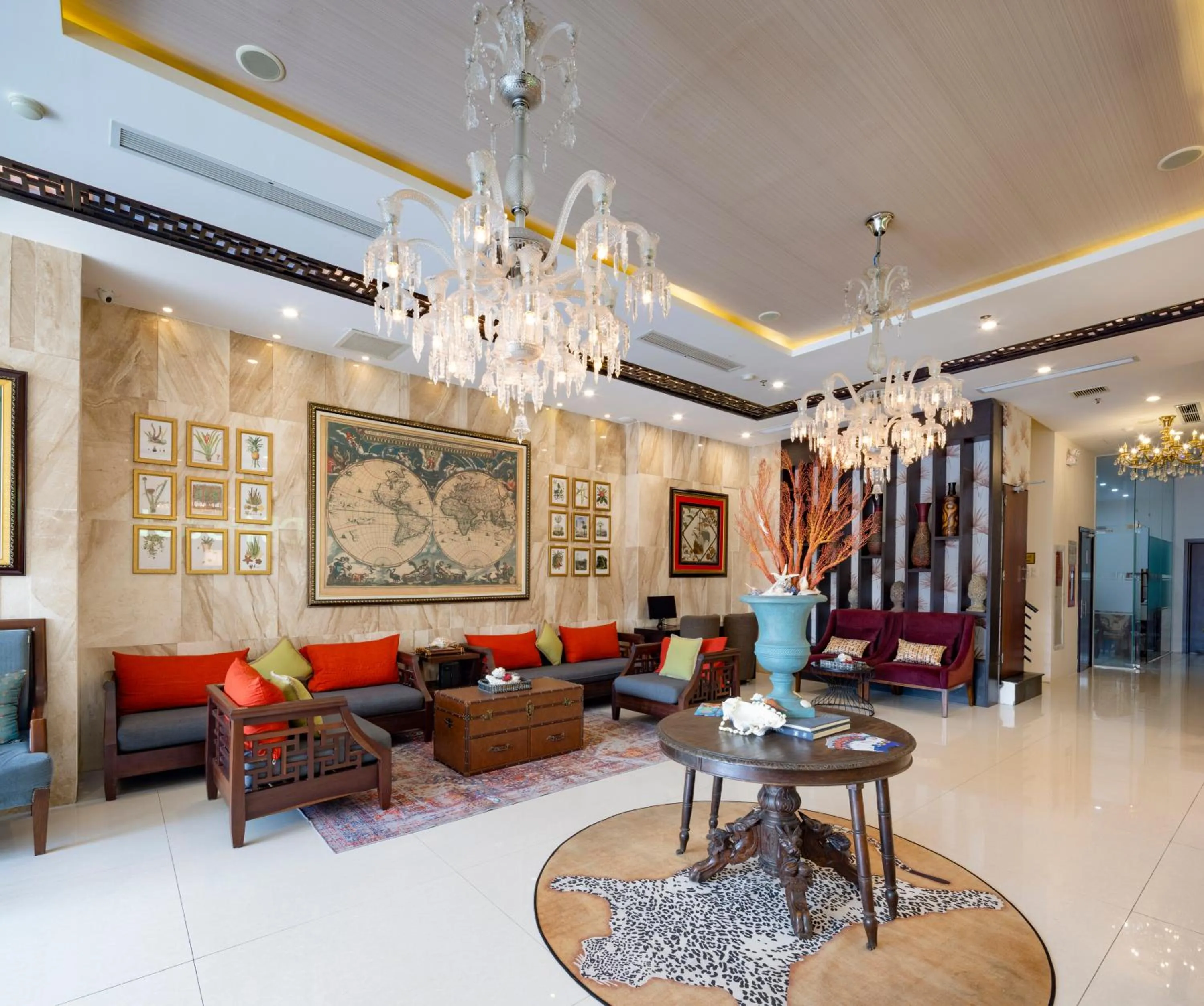 Seating area in DB Hotel Nha Trang