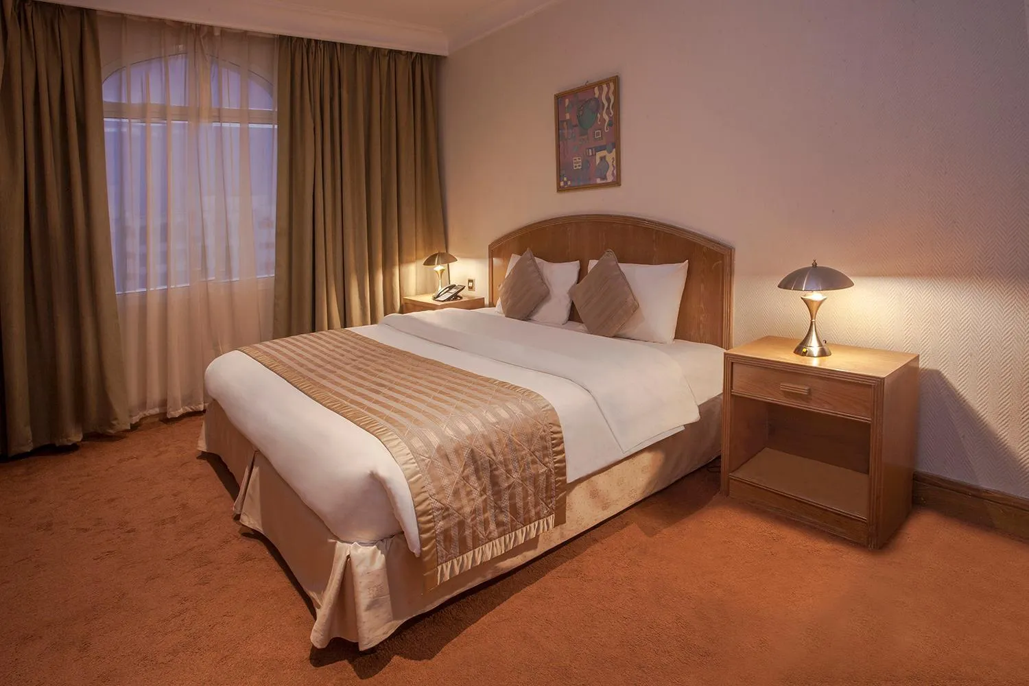 Bed in HAFFA HOUSE HOTEL