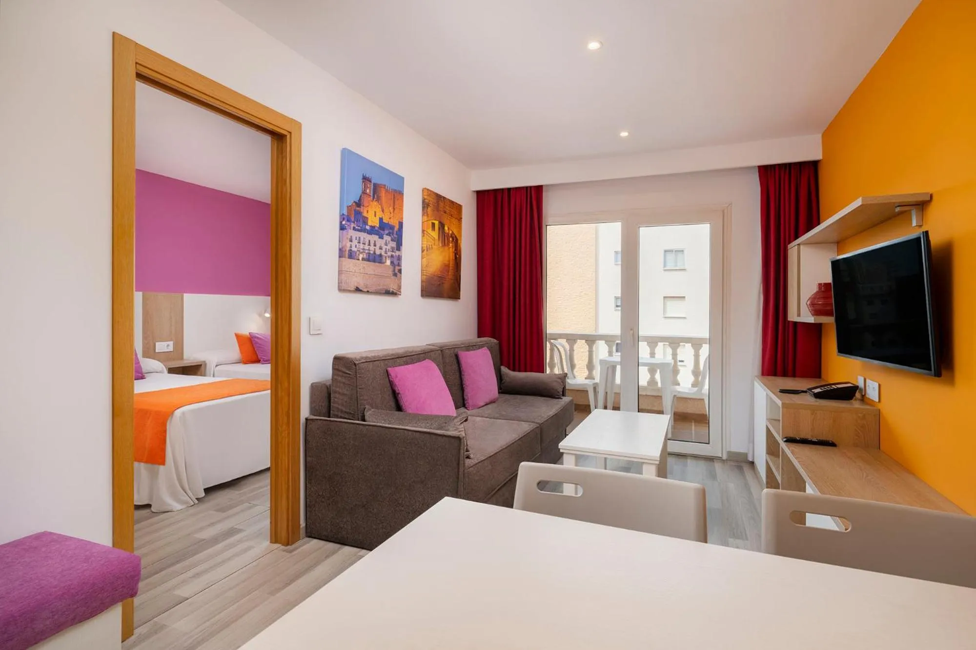 Living room in Aparthotel Acuasol