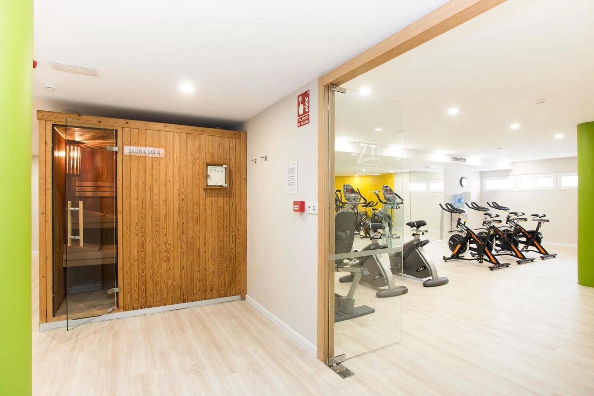 Sauna in Aparthotel Acuasol