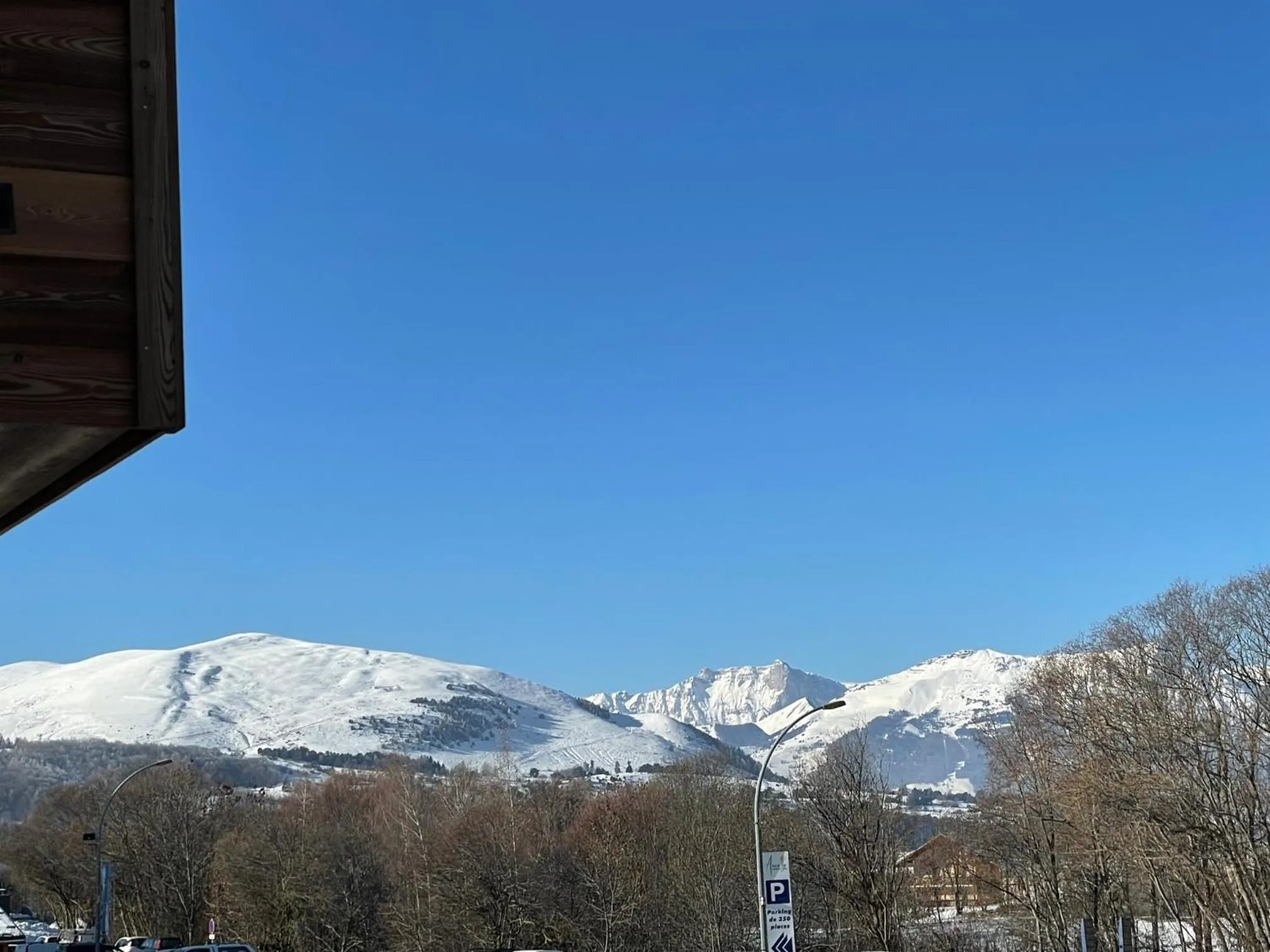 Mountain view in Appart Hôtel Le JAS