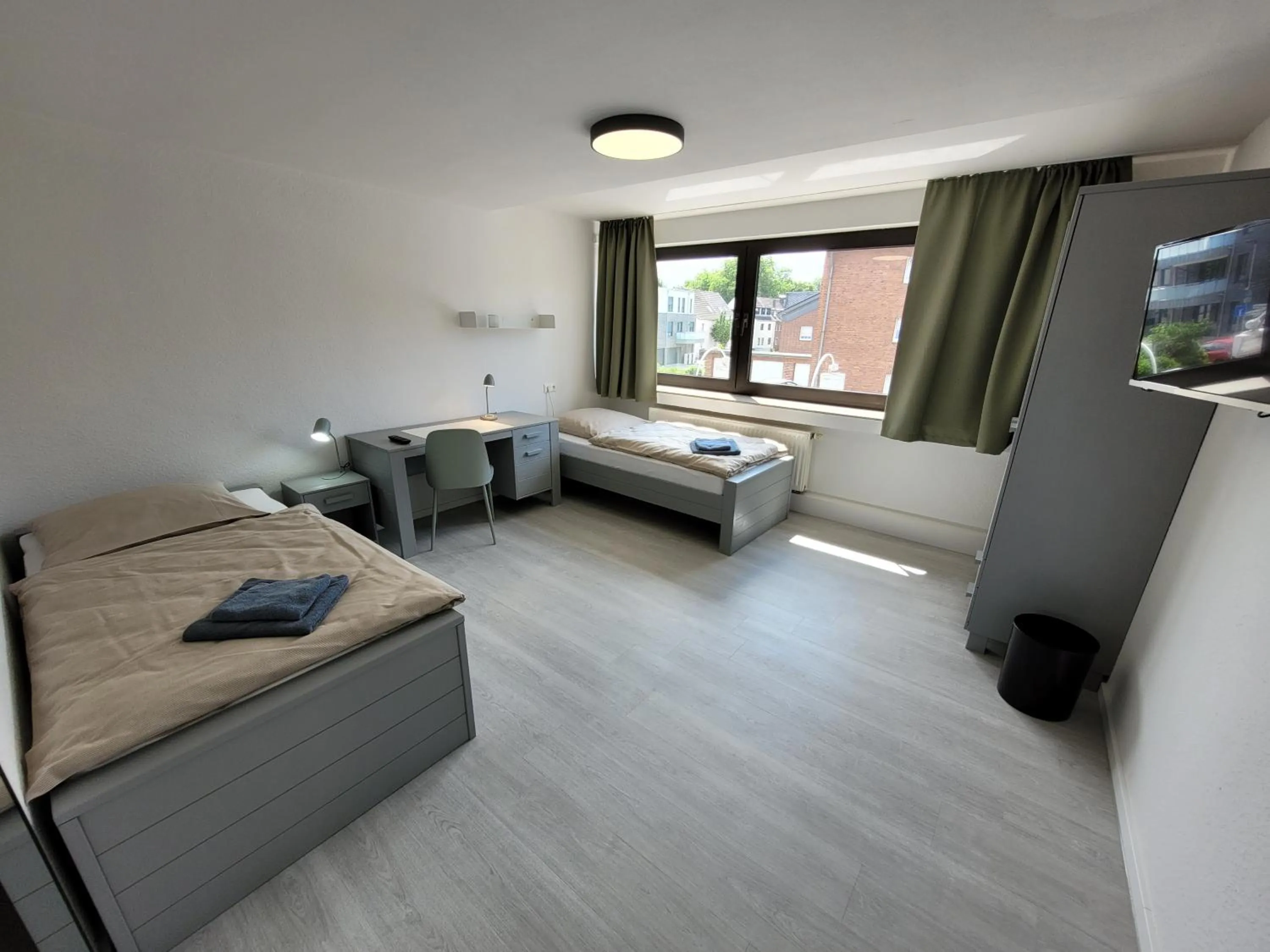 Bed in Guesthouse WI rooms