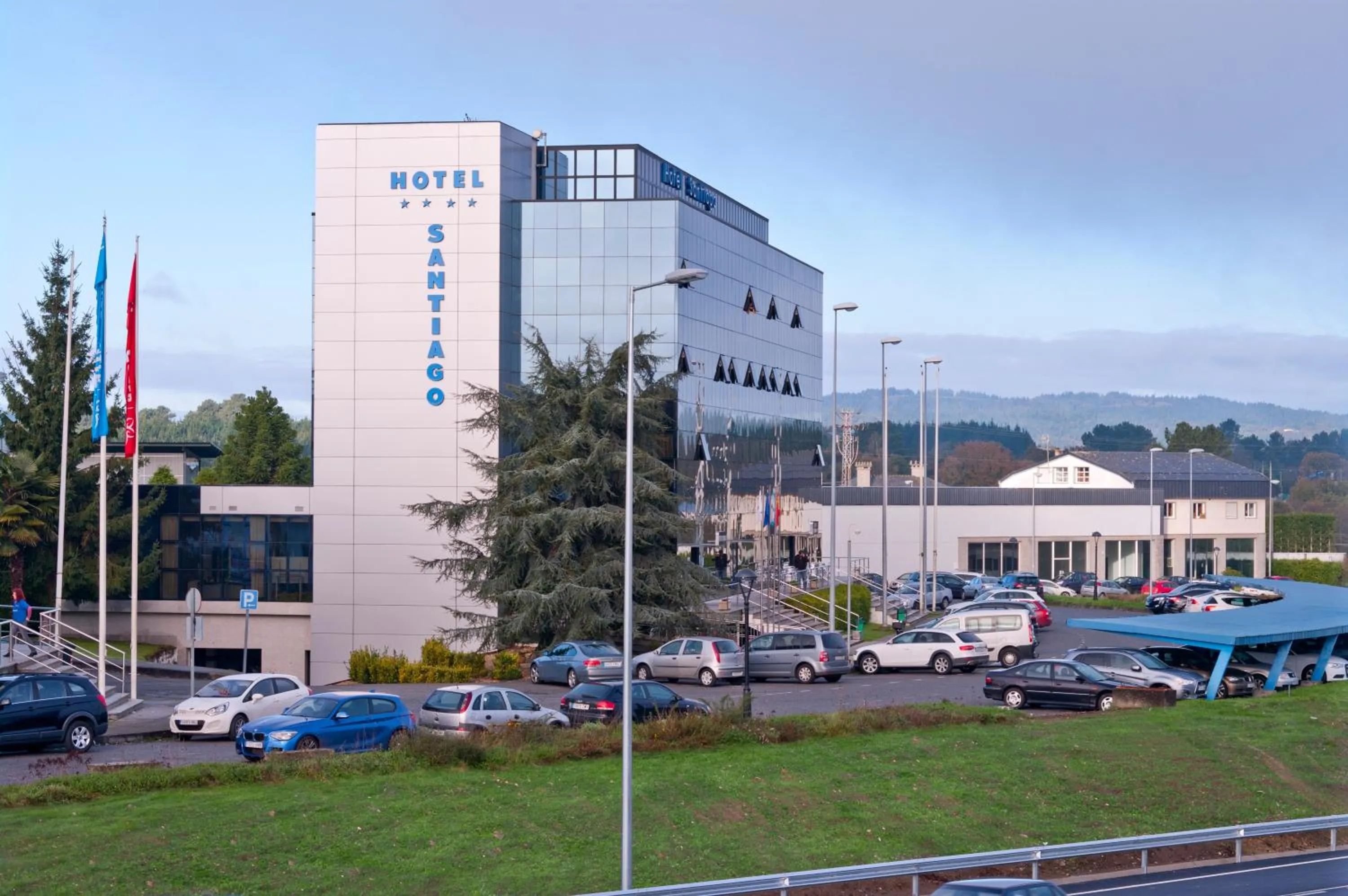 Facade/entrance in Hotel Auditorio Santiago & Spa
