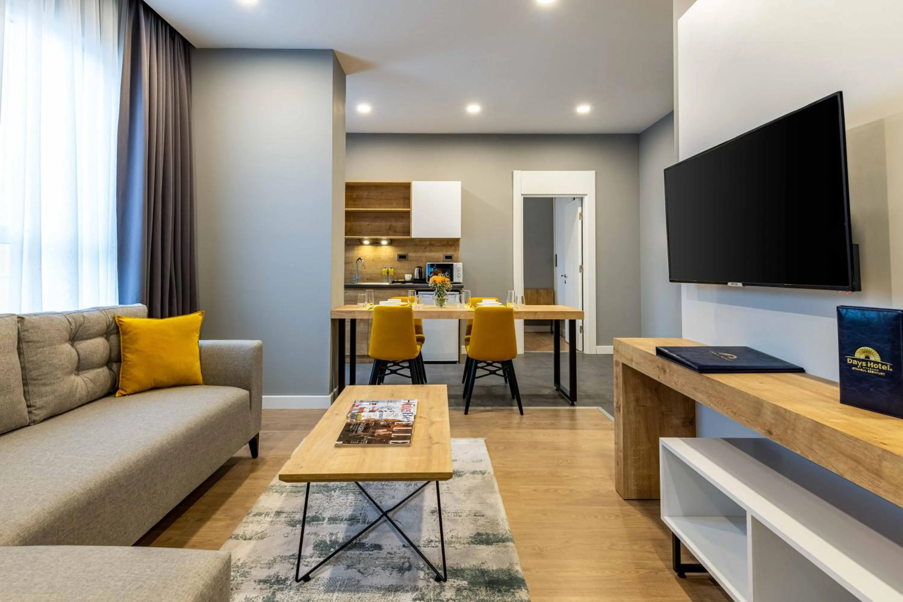 Kitchen or kitchenette in Days Inn & Suites by Wyndham Istanbul Esenyurt