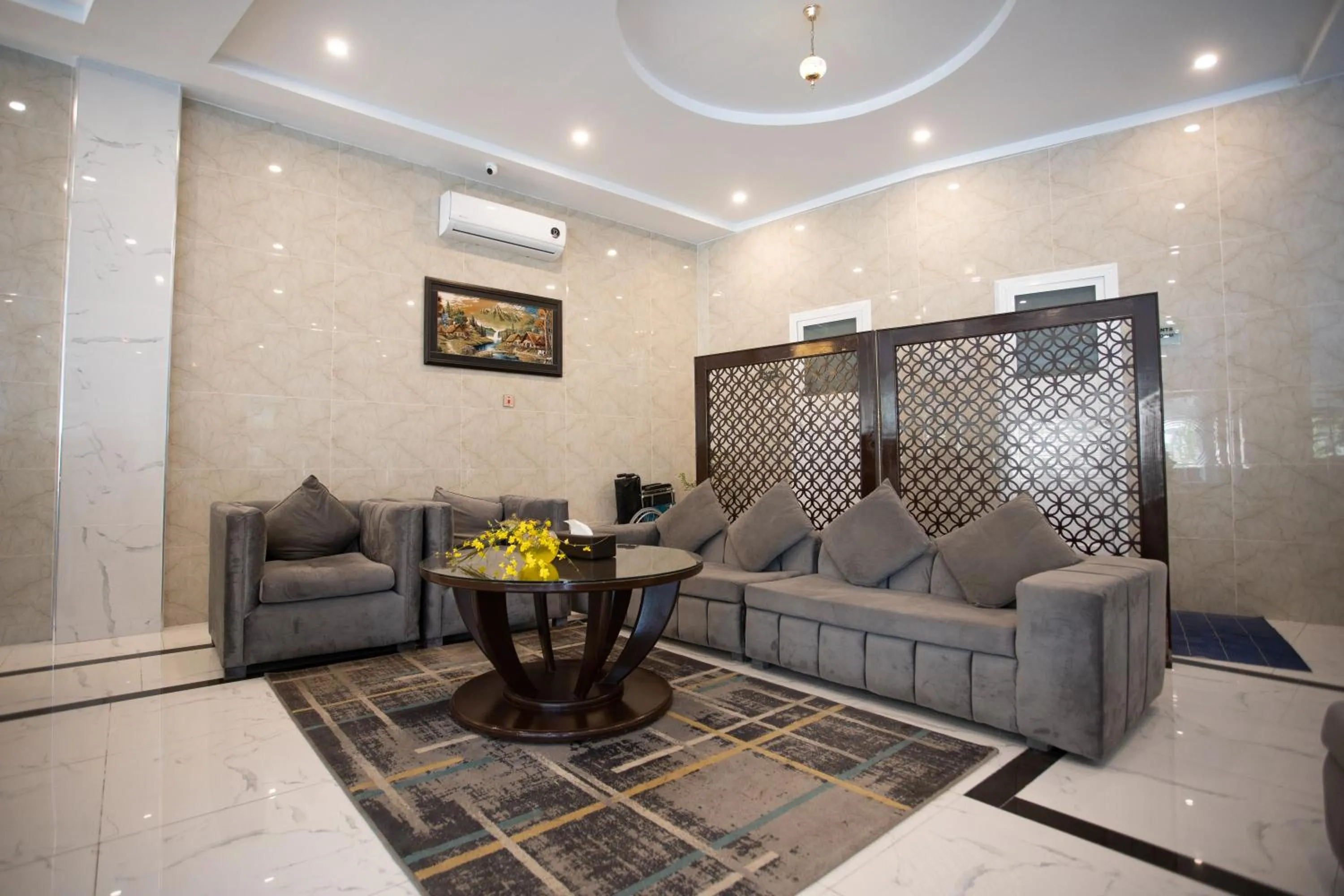 Seating area in Hotel One Swat