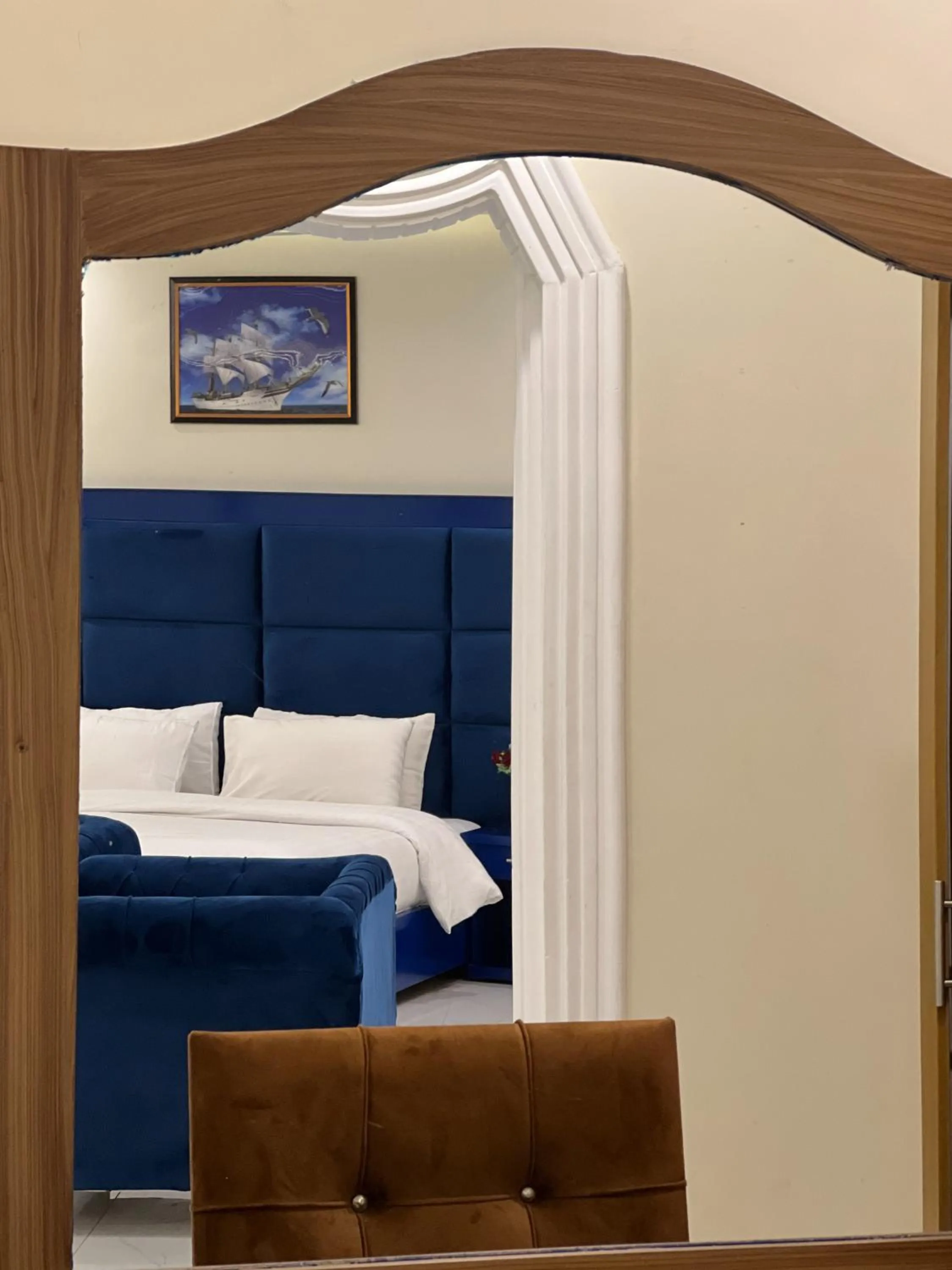 Decorative detail, Bed in Hotel One Swat