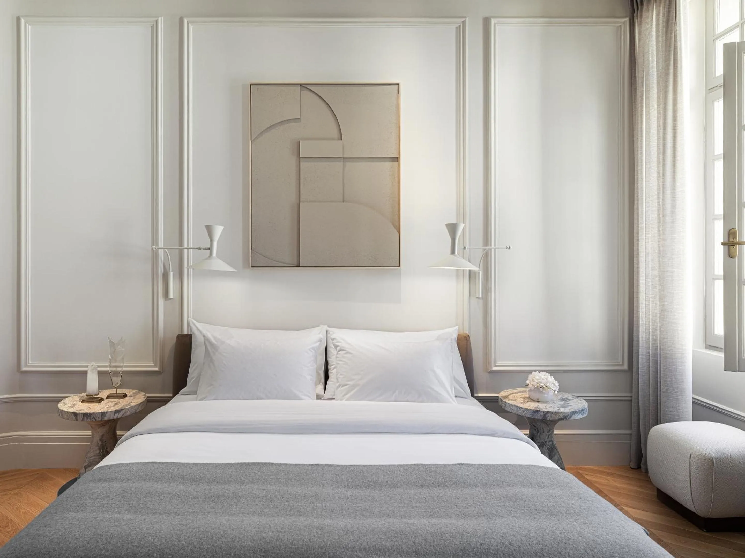 Bed in The Dolli at Acropolis, A Hotel to Live