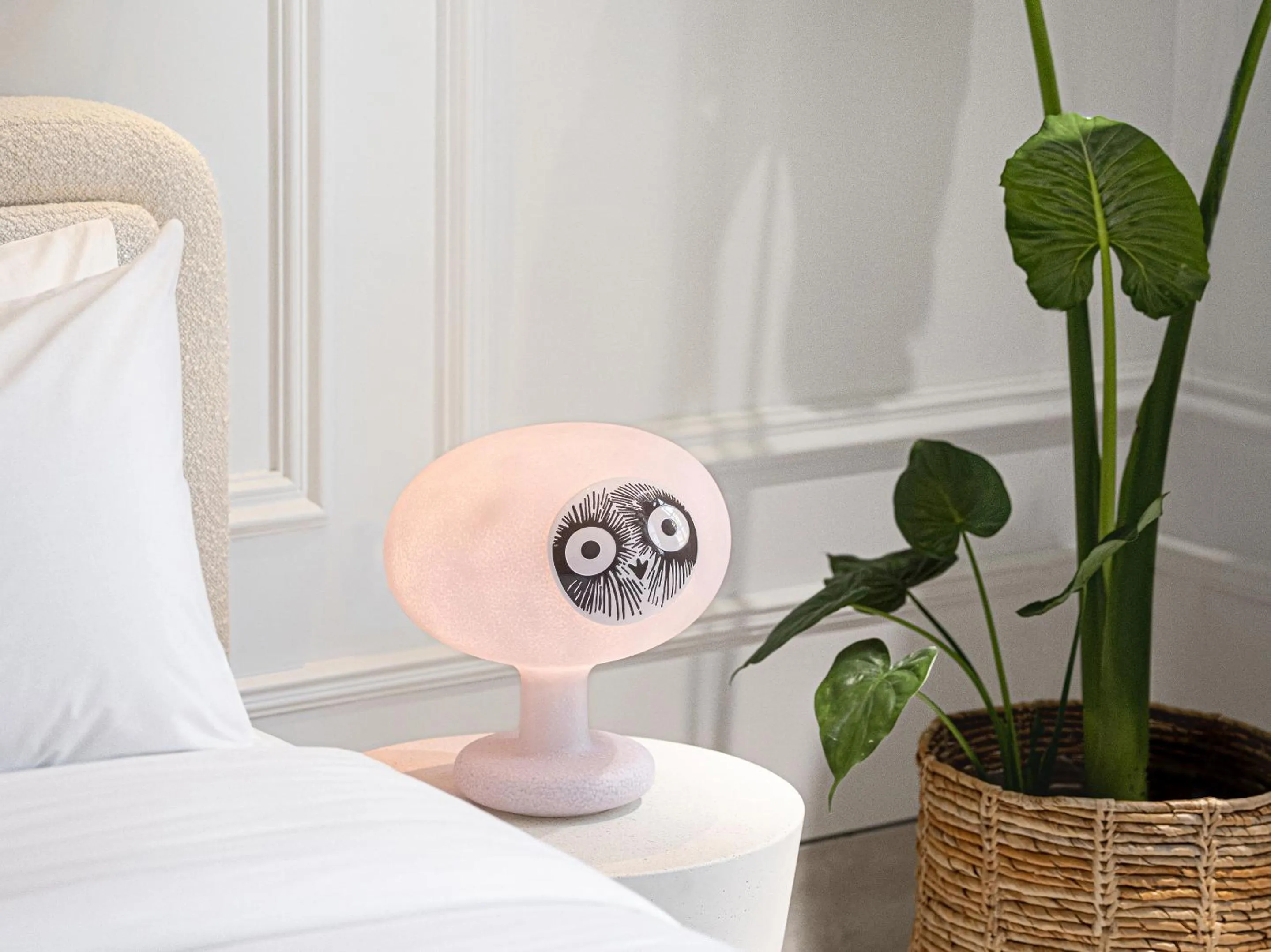 Decorative detail, Bed in The Dolli at Acropolis, A Hotel to Live