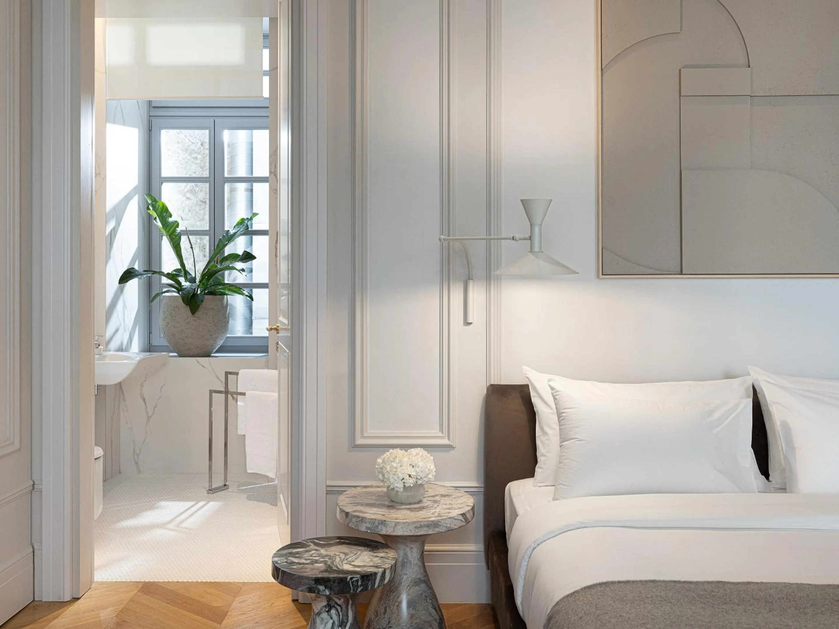 Bed in The Dolli at Acropolis, A Hotel to Live