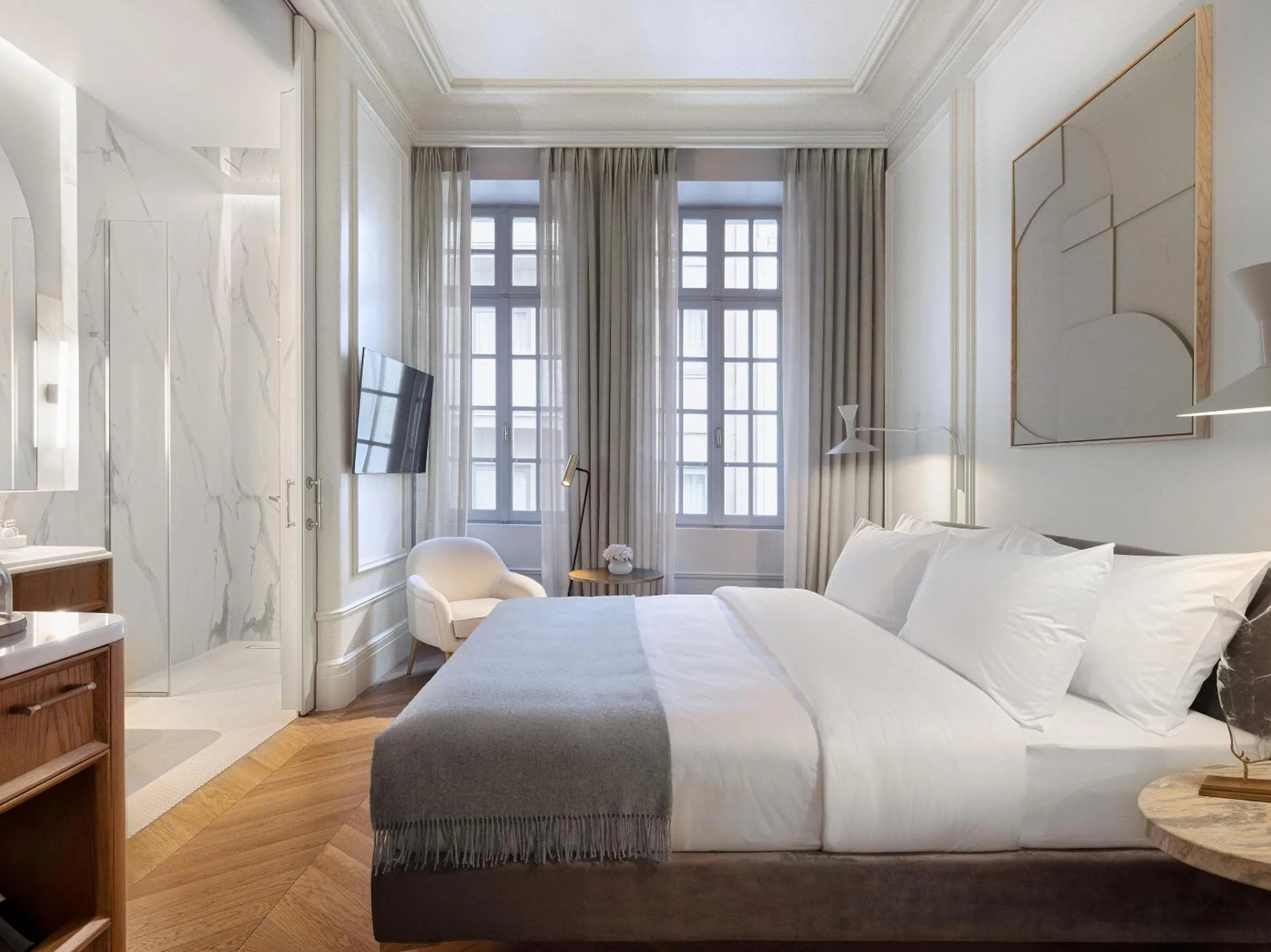 Bedroom, Bed in The Dolli at Acropolis, A Hotel to Live