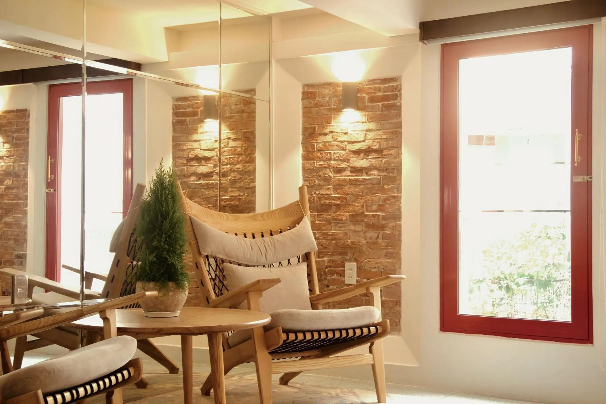 Lobby or reception in Leiden Homestay&Cafe'