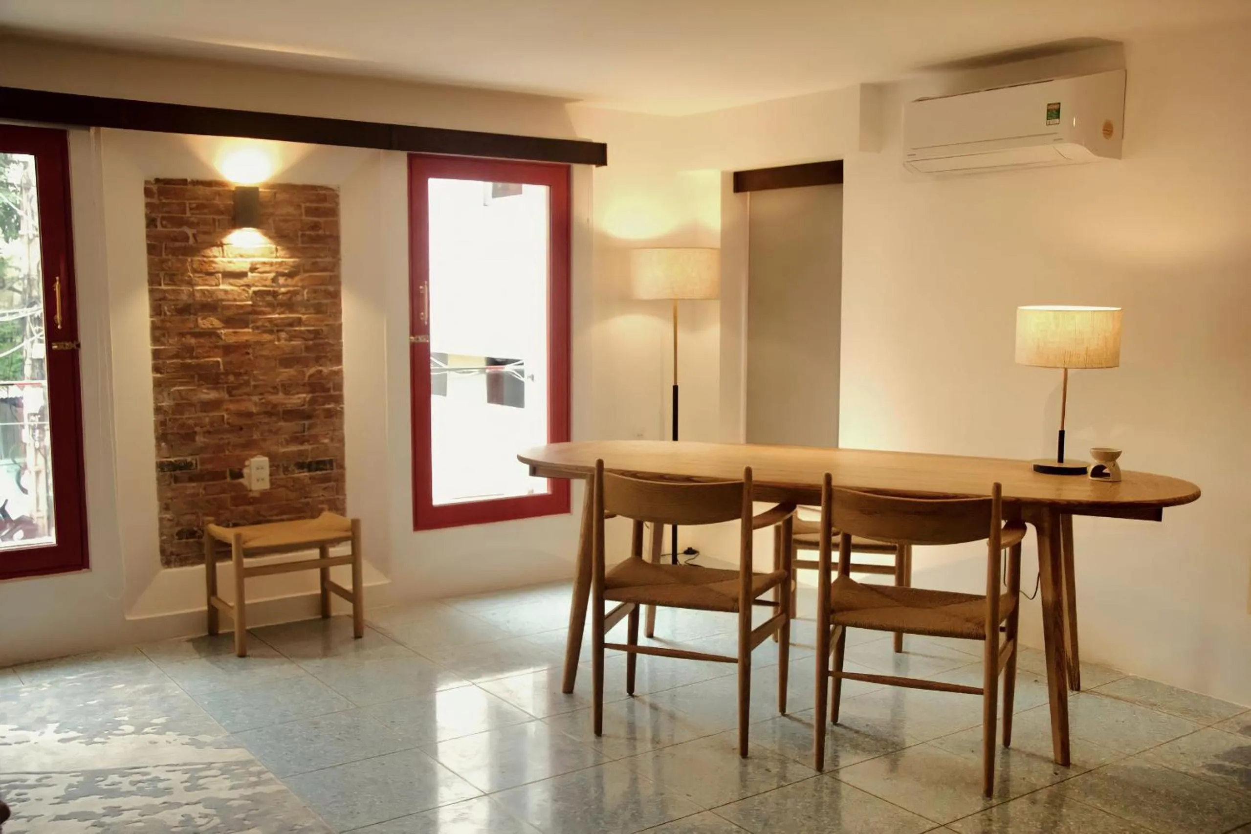 Lobby or reception in Leiden Homestay&Cafe'