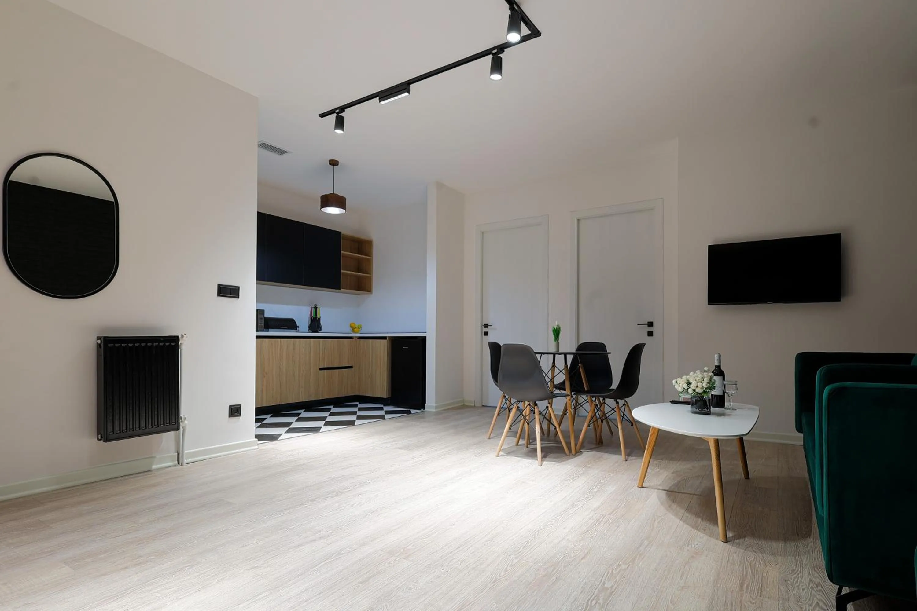 Living room in Welcome Republic Square Apartments