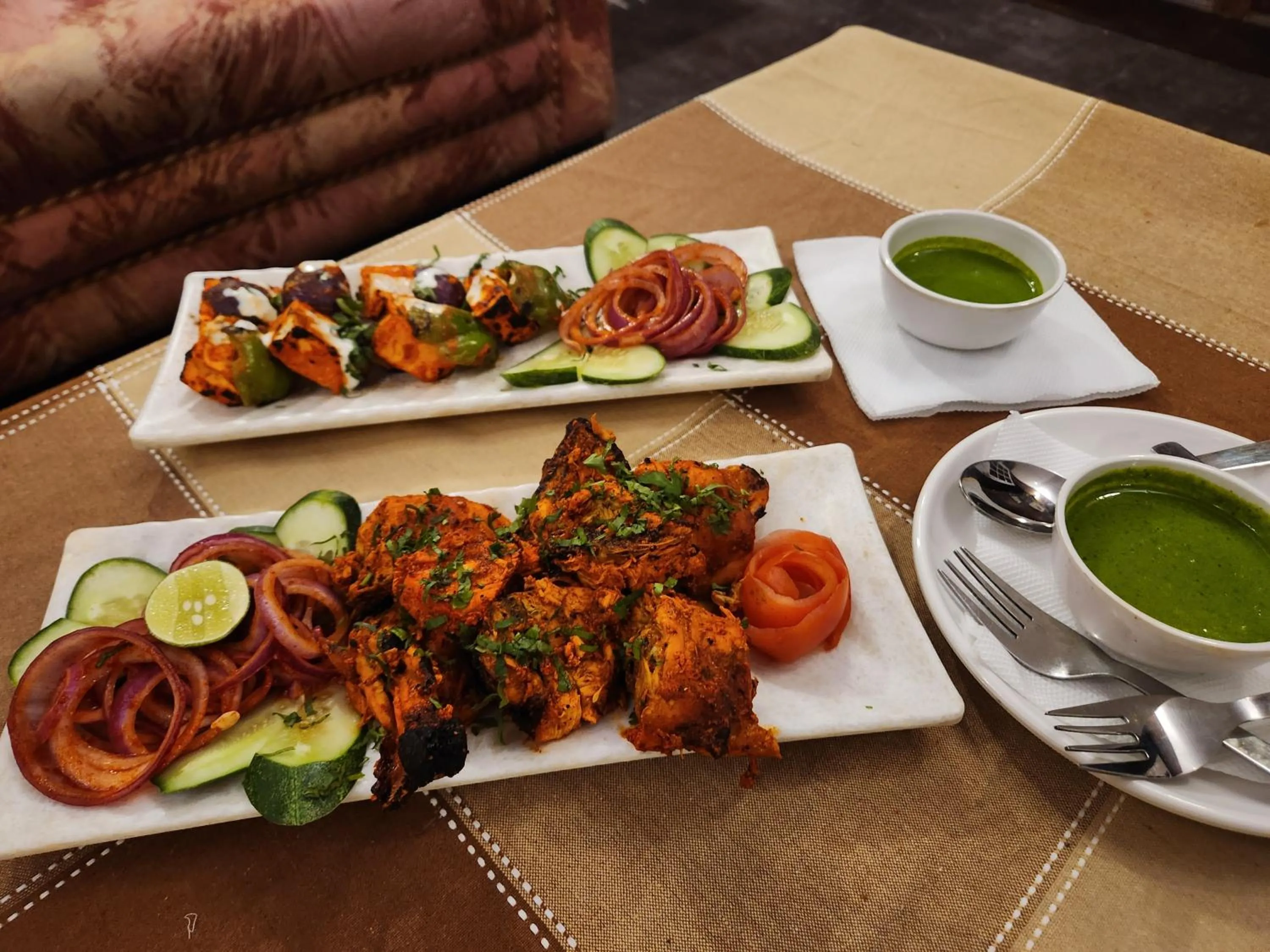 Food in Kumaon Roop Resort Near Neem Karoli Temple