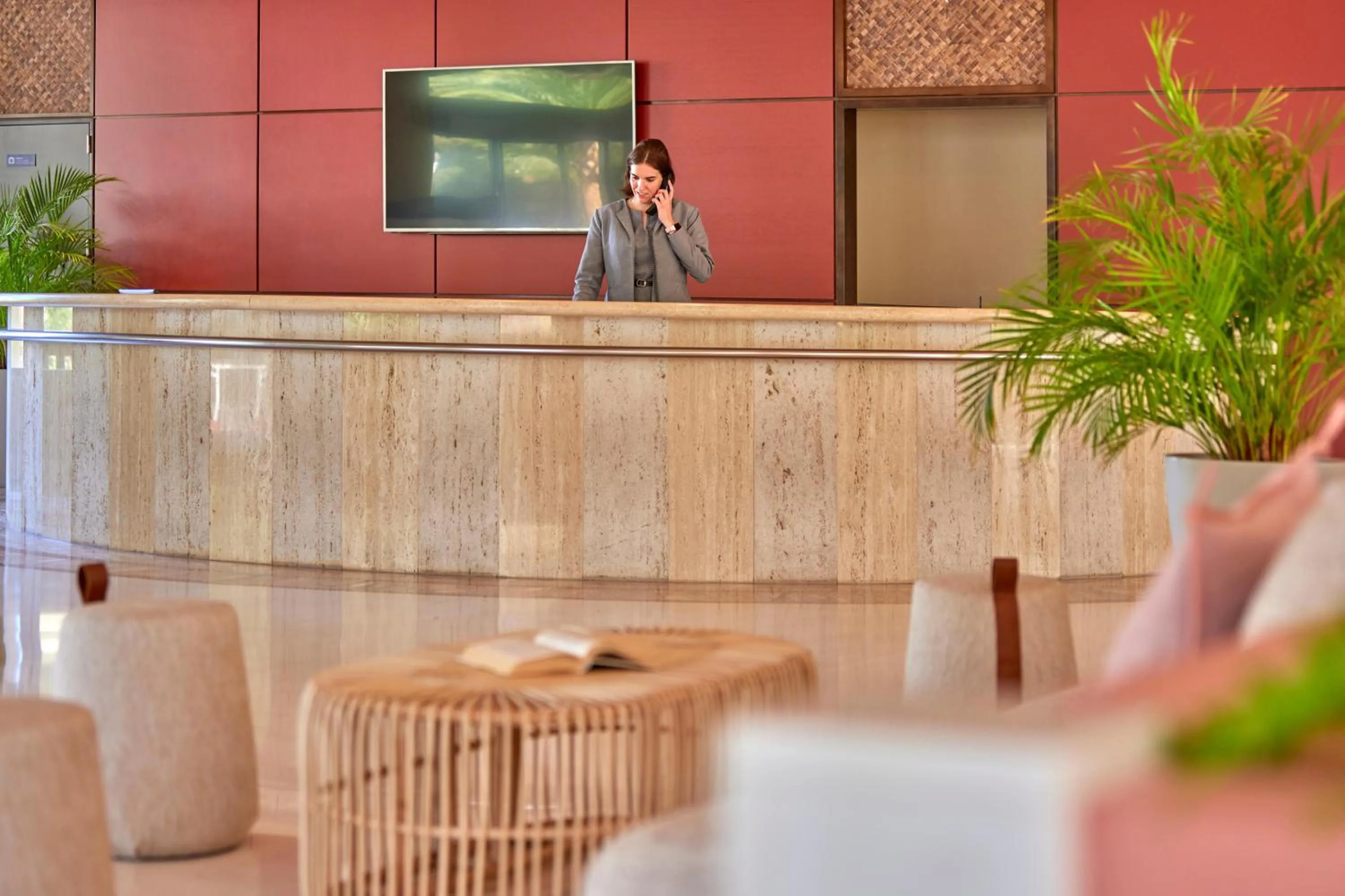 Lobby or reception in Zafiro Mallorca & Spa