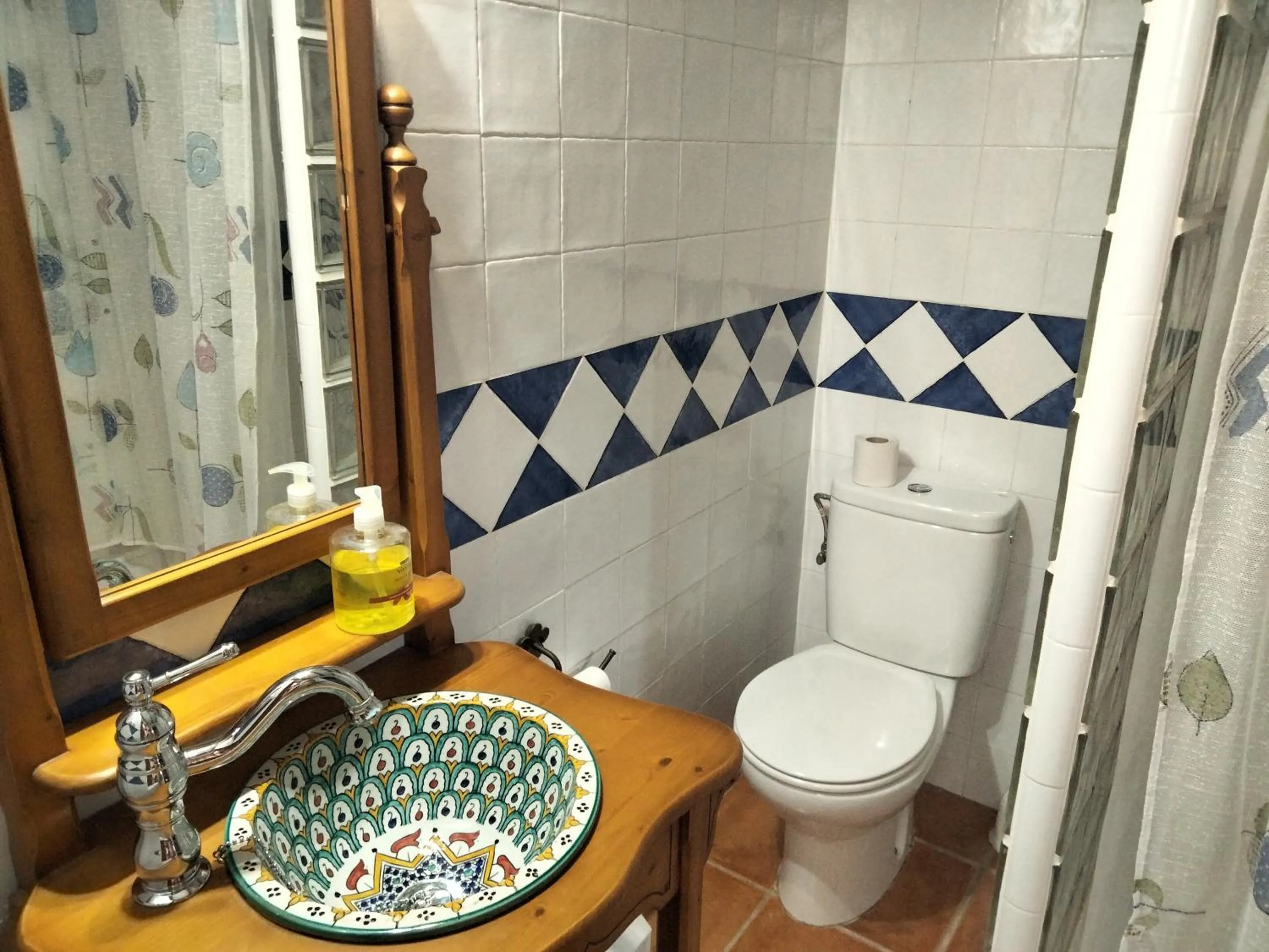 Bathroom in The Lost Village El Acebuchal