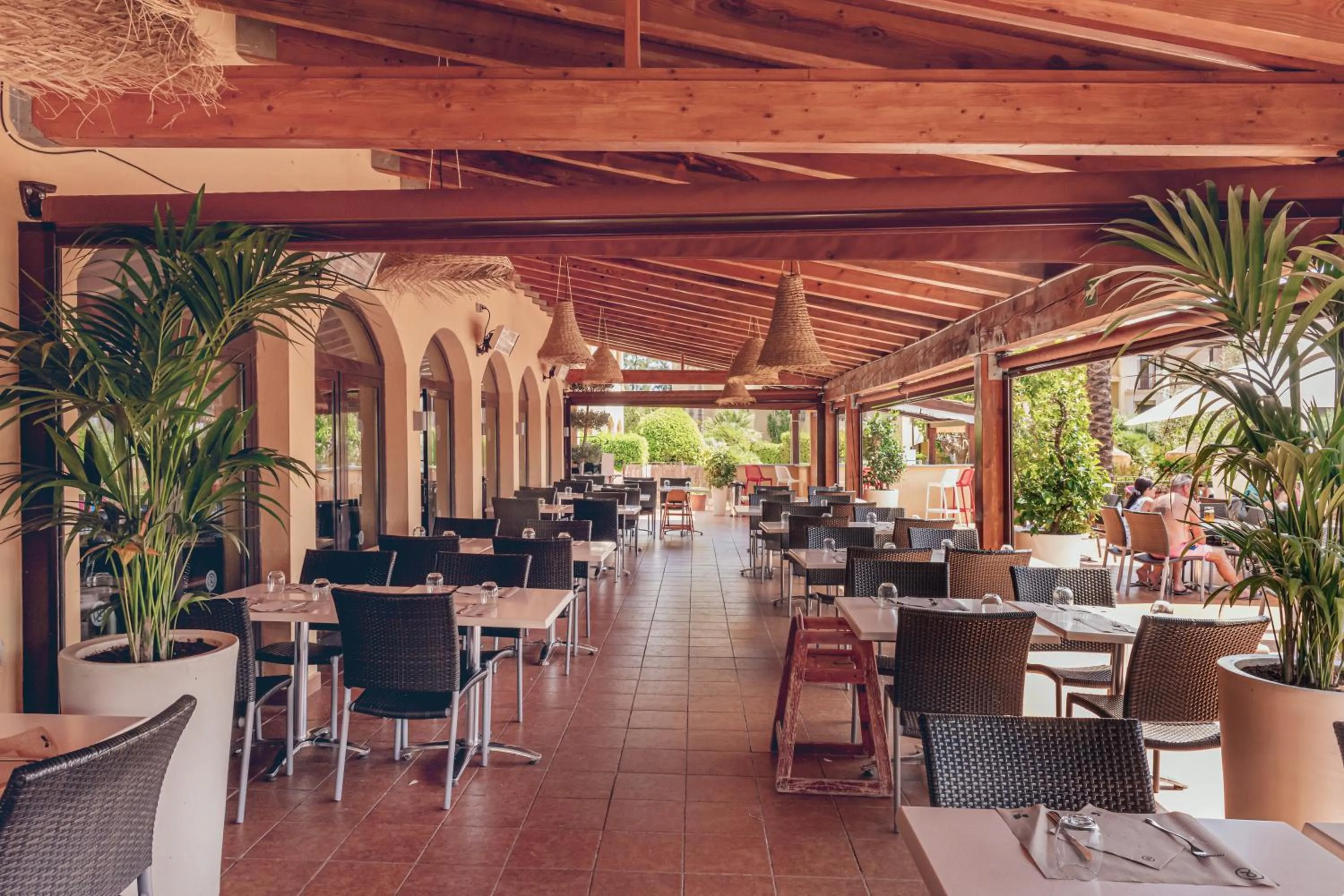 Patio in Pierre & Vacances Resort Bonavista de Bonmont