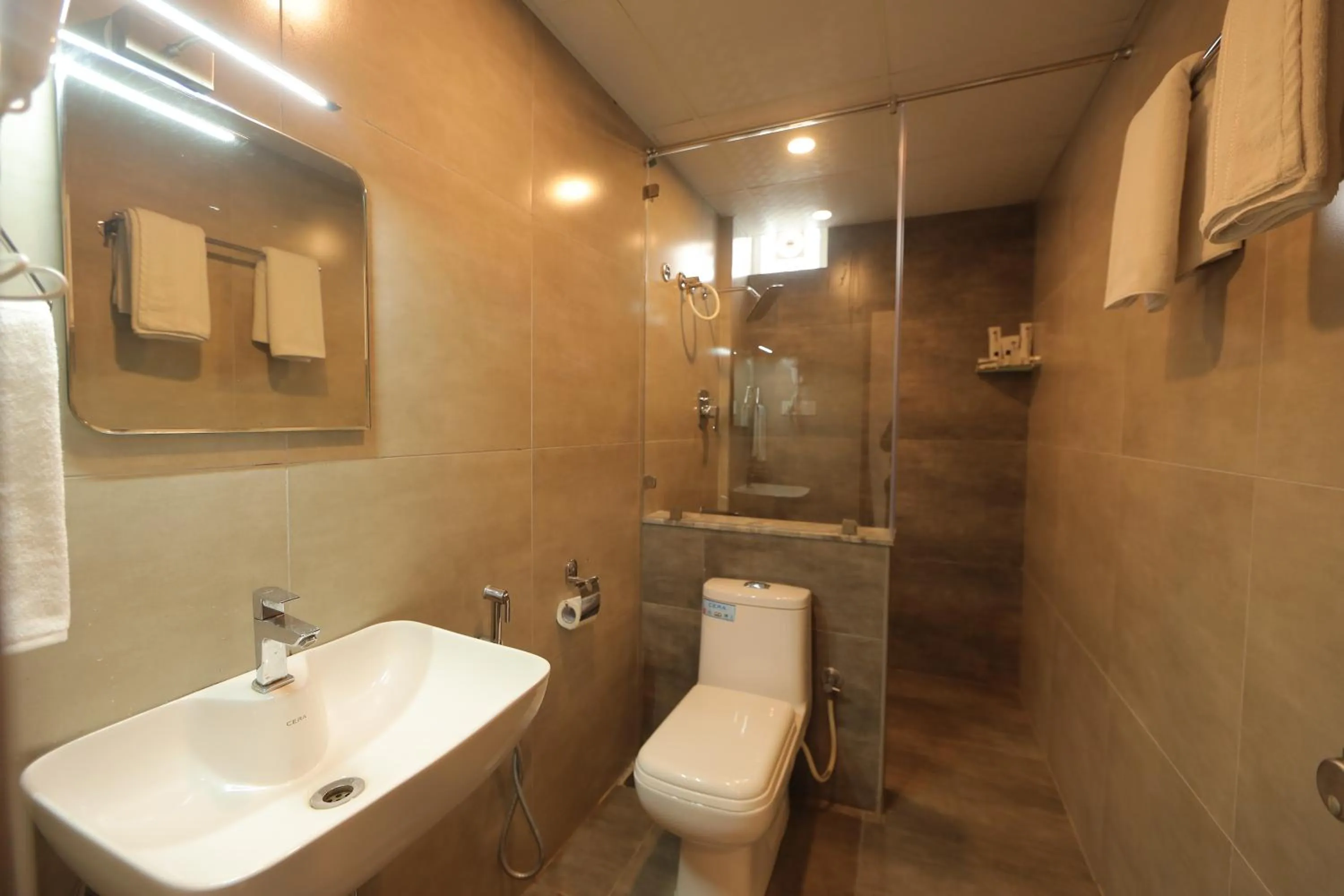 Shower in VOVO HOTELS