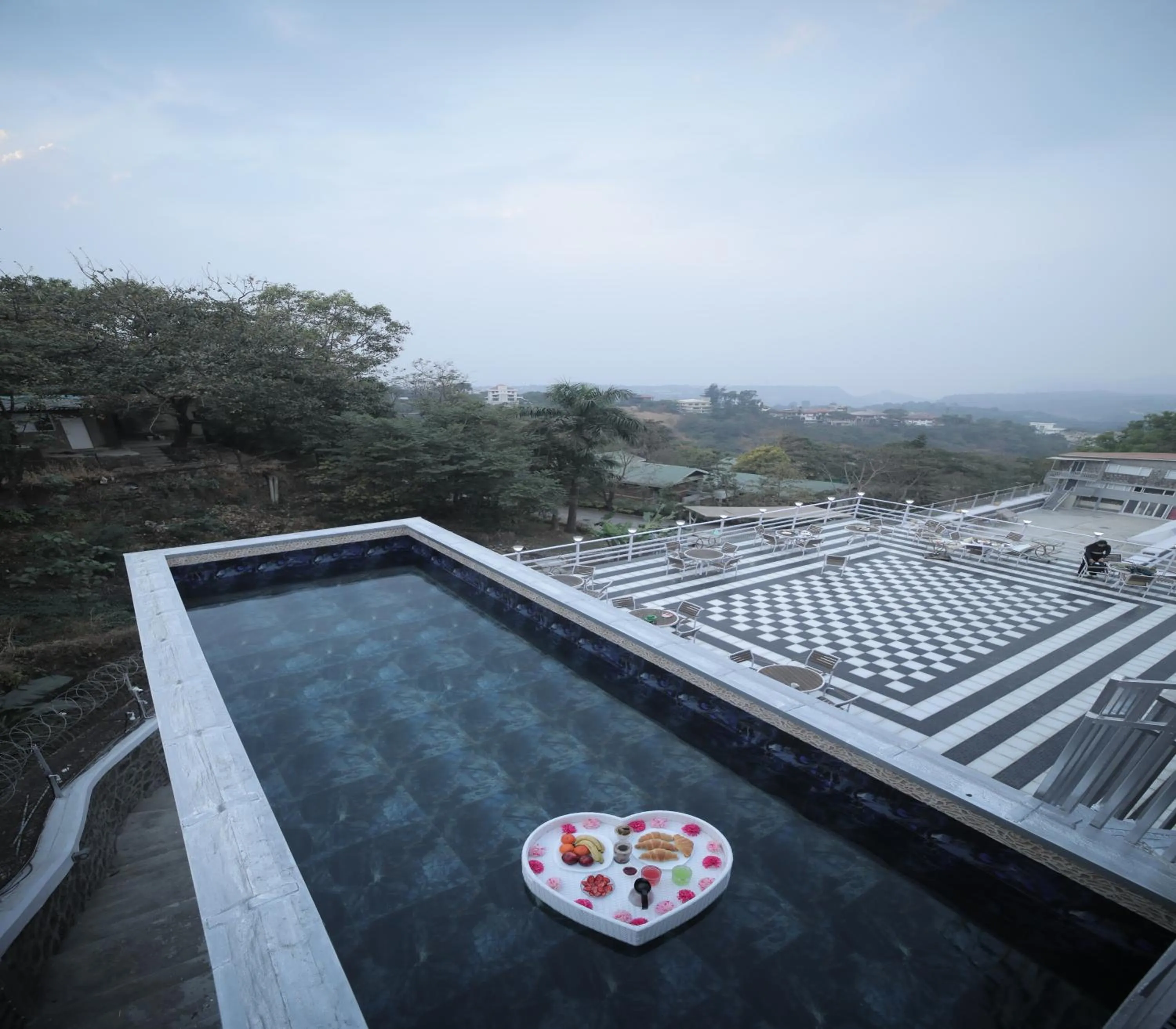 Swimming pool in 360 South, Khandala