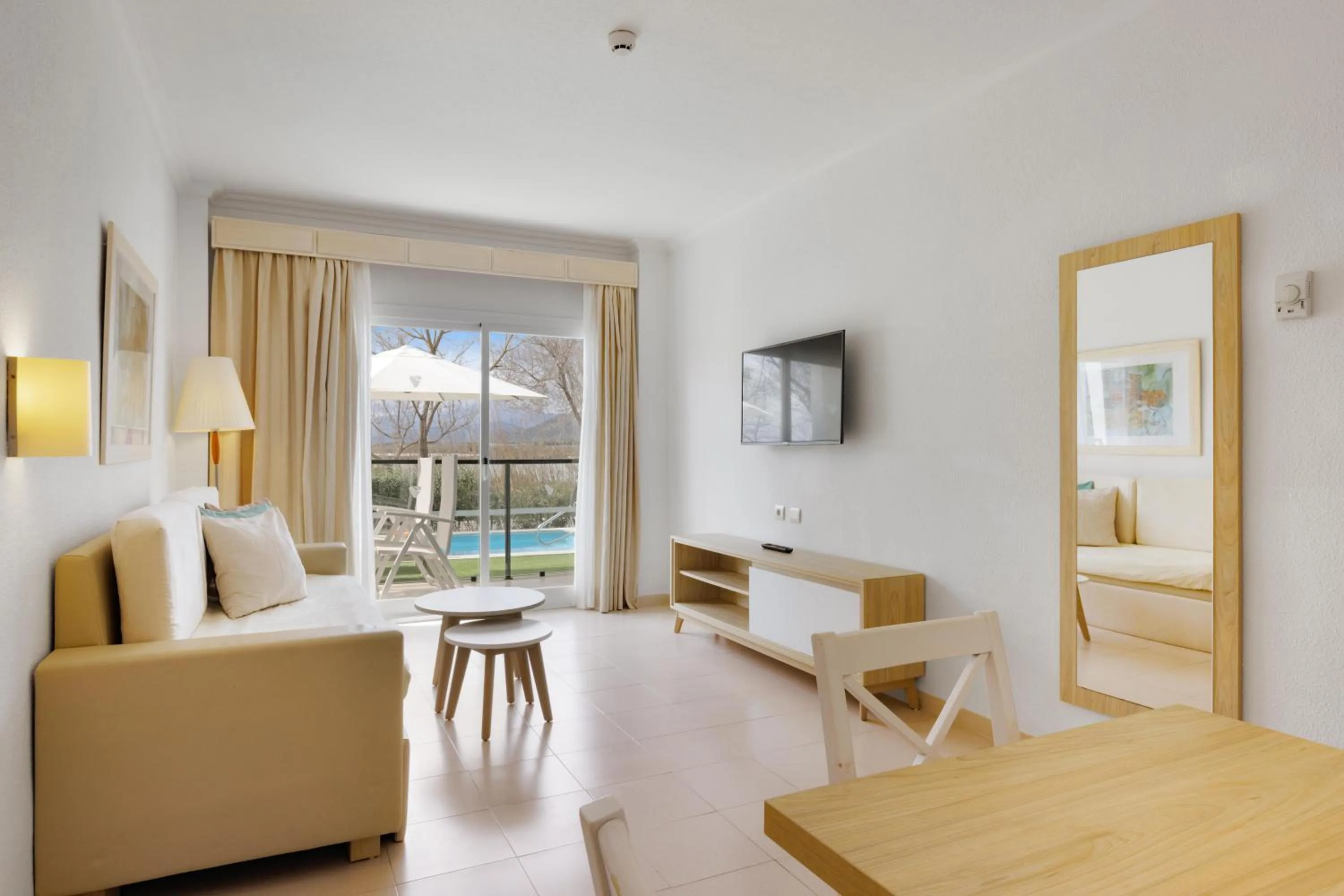 Living room in VIVA Blue & Spa