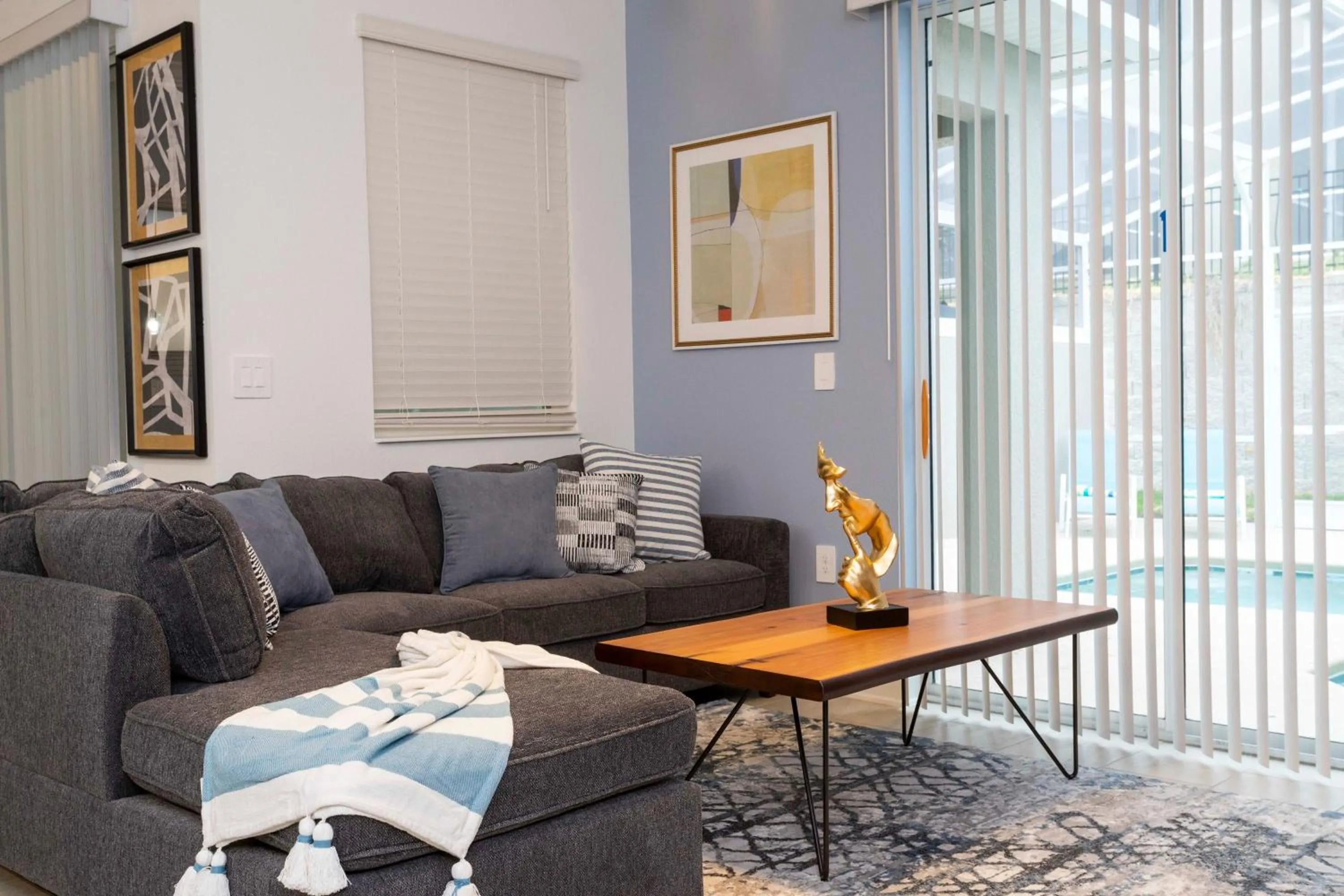 Stunning 4 Bd w/ Pool Close to Disney @ Champions Gate 1158