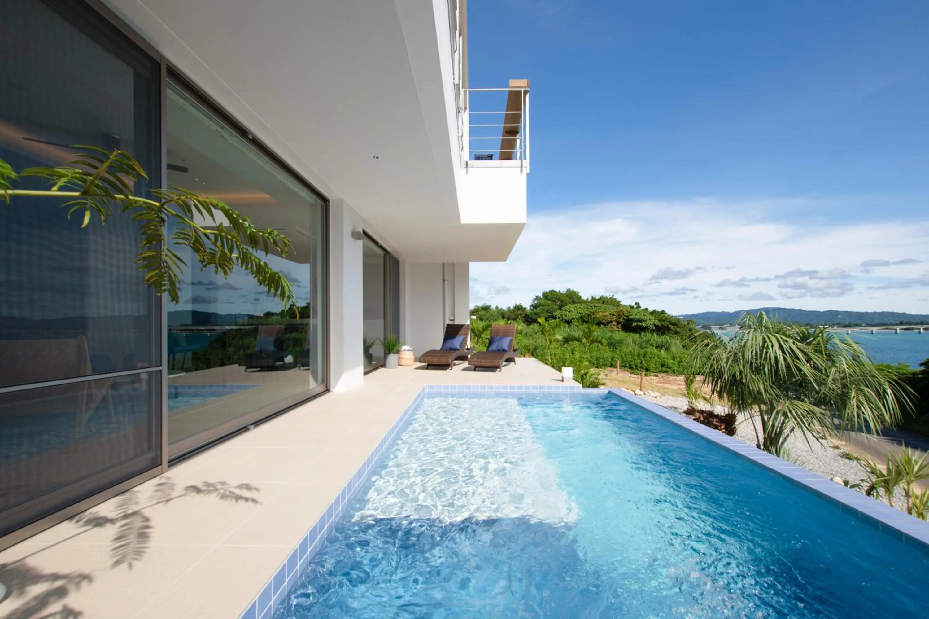 Swimming pool in KOURI VILLA Indigo