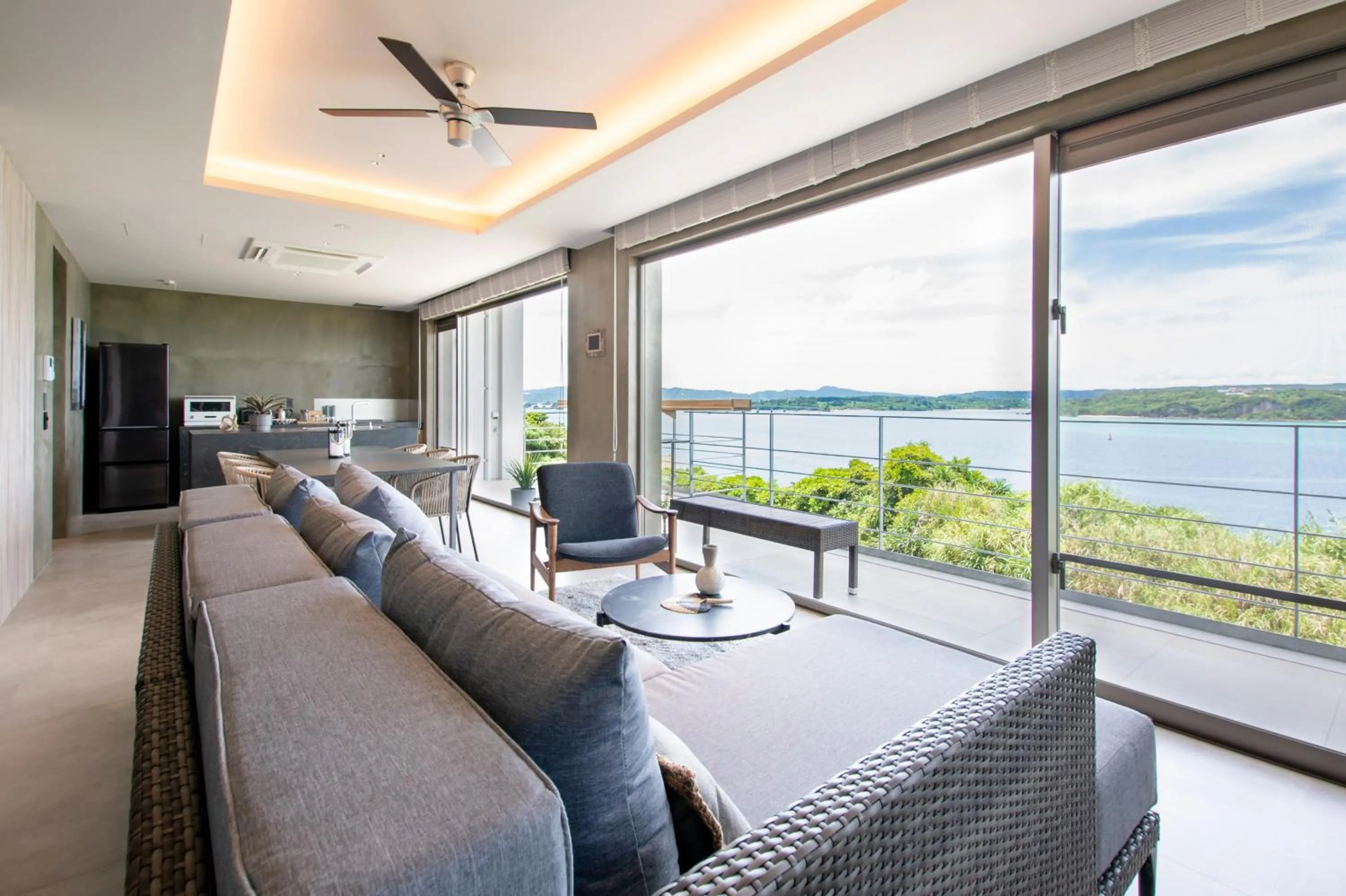 Living room in KOURI VILLA Indigo
