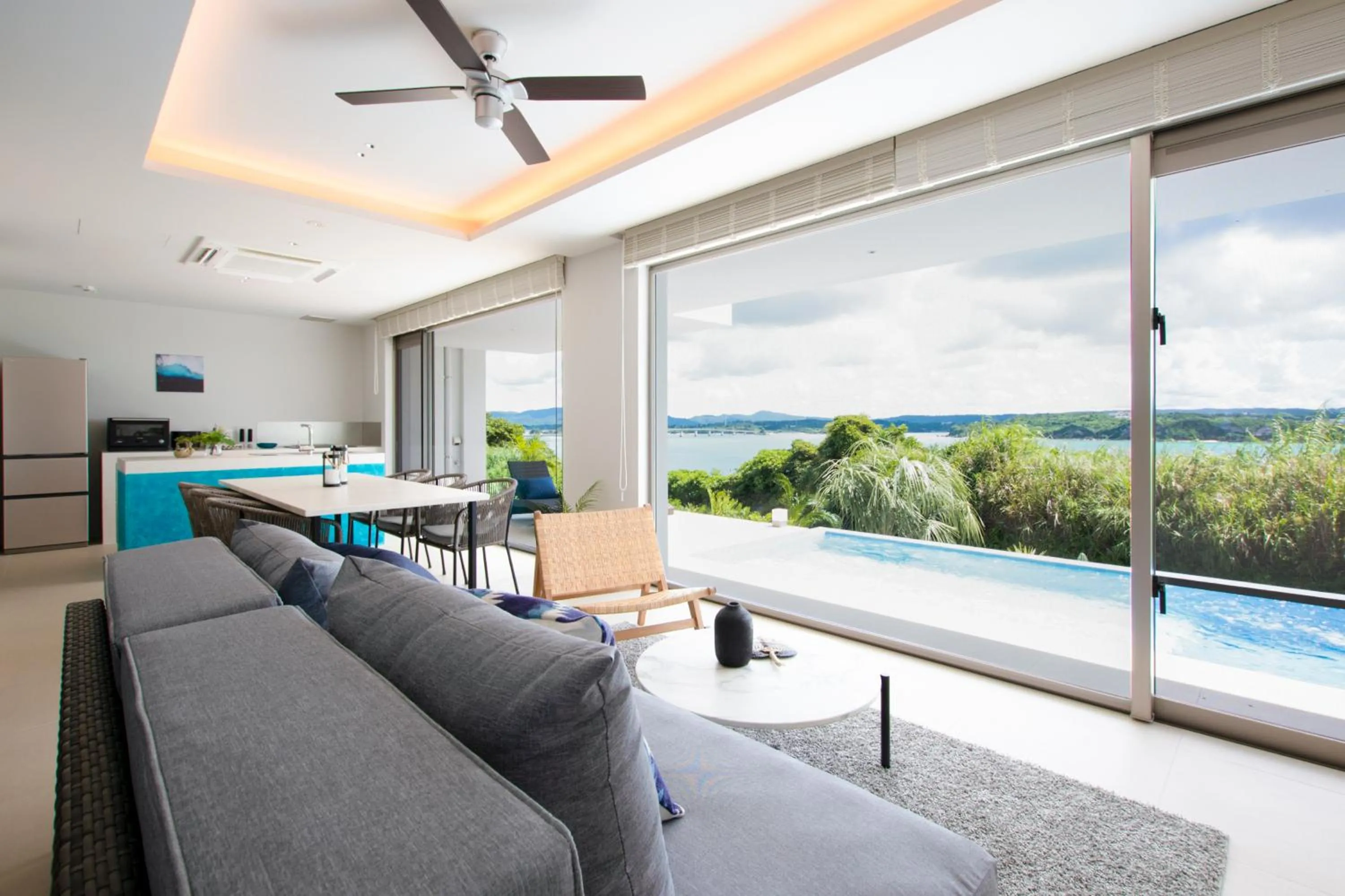 Living room in KOURI VILLA Indigo