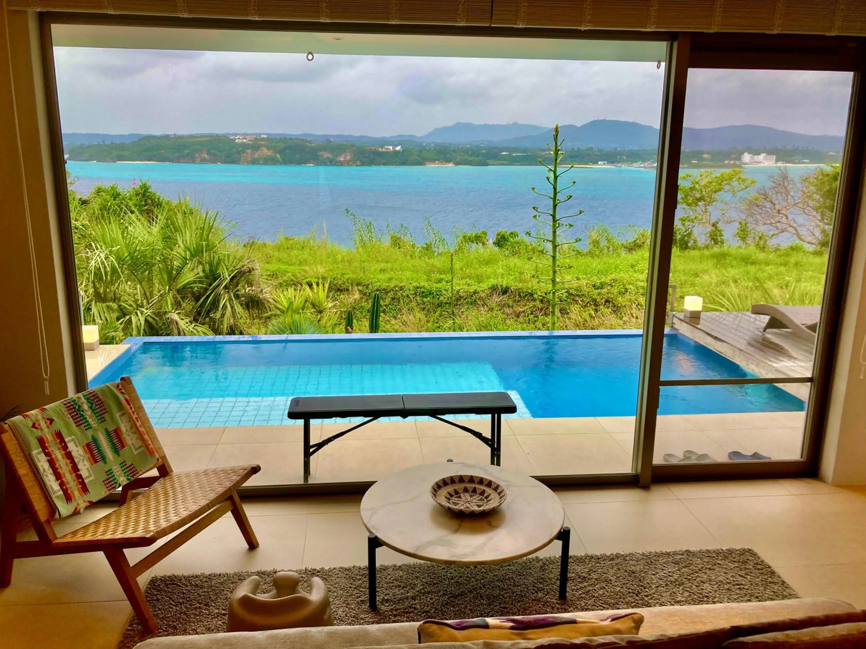 Living room in KOURI VILLA Indigo